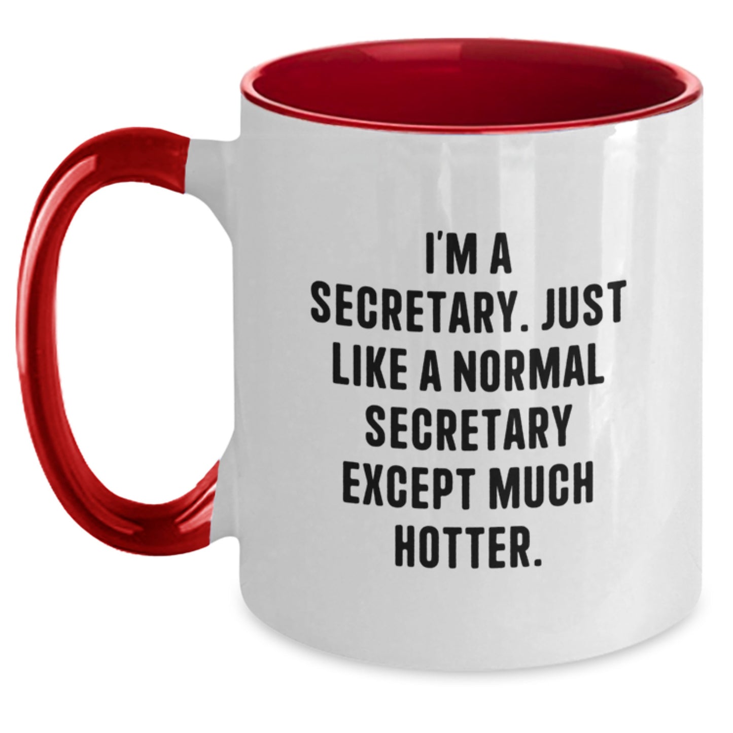 Birthday Gift Present Secretary Two Tone Elegant Coffee Mug for Her - Main