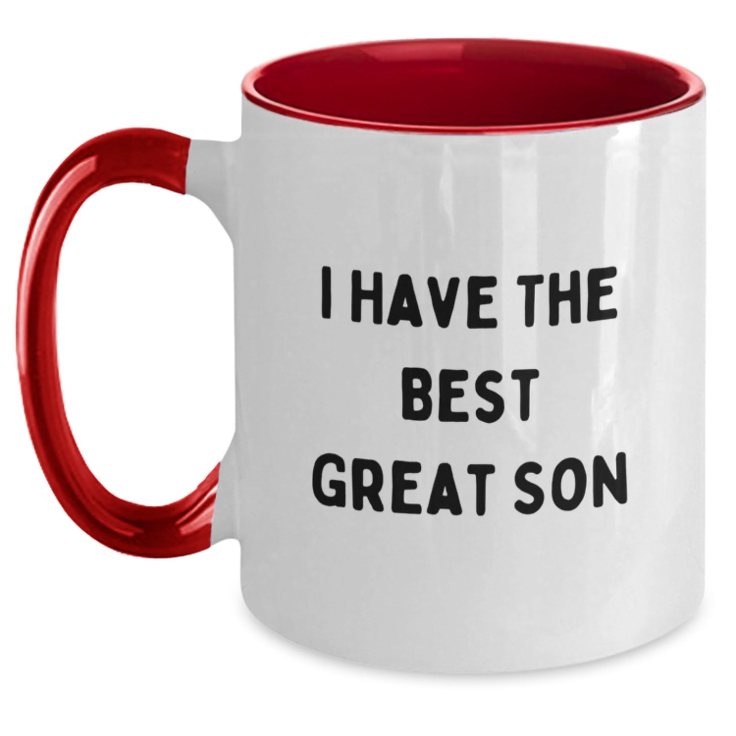 Birthday Gift for Dad Two Tone Coffee Mug Black & White Navy - Main