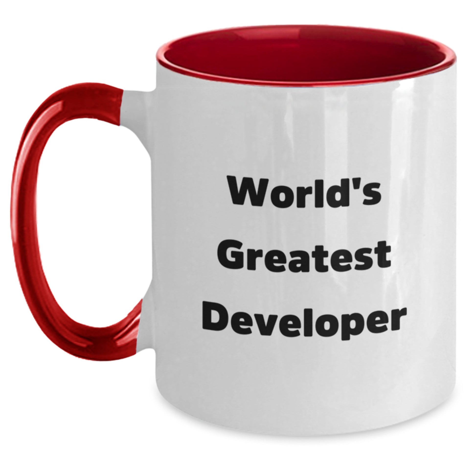 Bold Developer Novelty Two Tone Coffee Mug Birthday Gift for Friends - Main