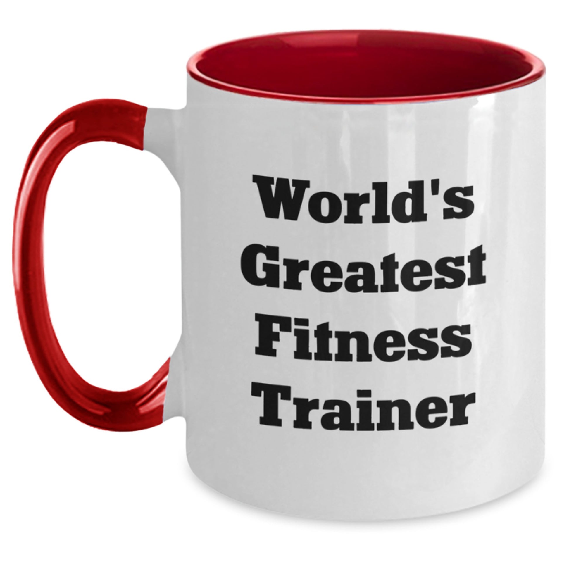 Him Keepsake Fitness Trainer Mug Black White Ceramic Birthday Gift - Main
