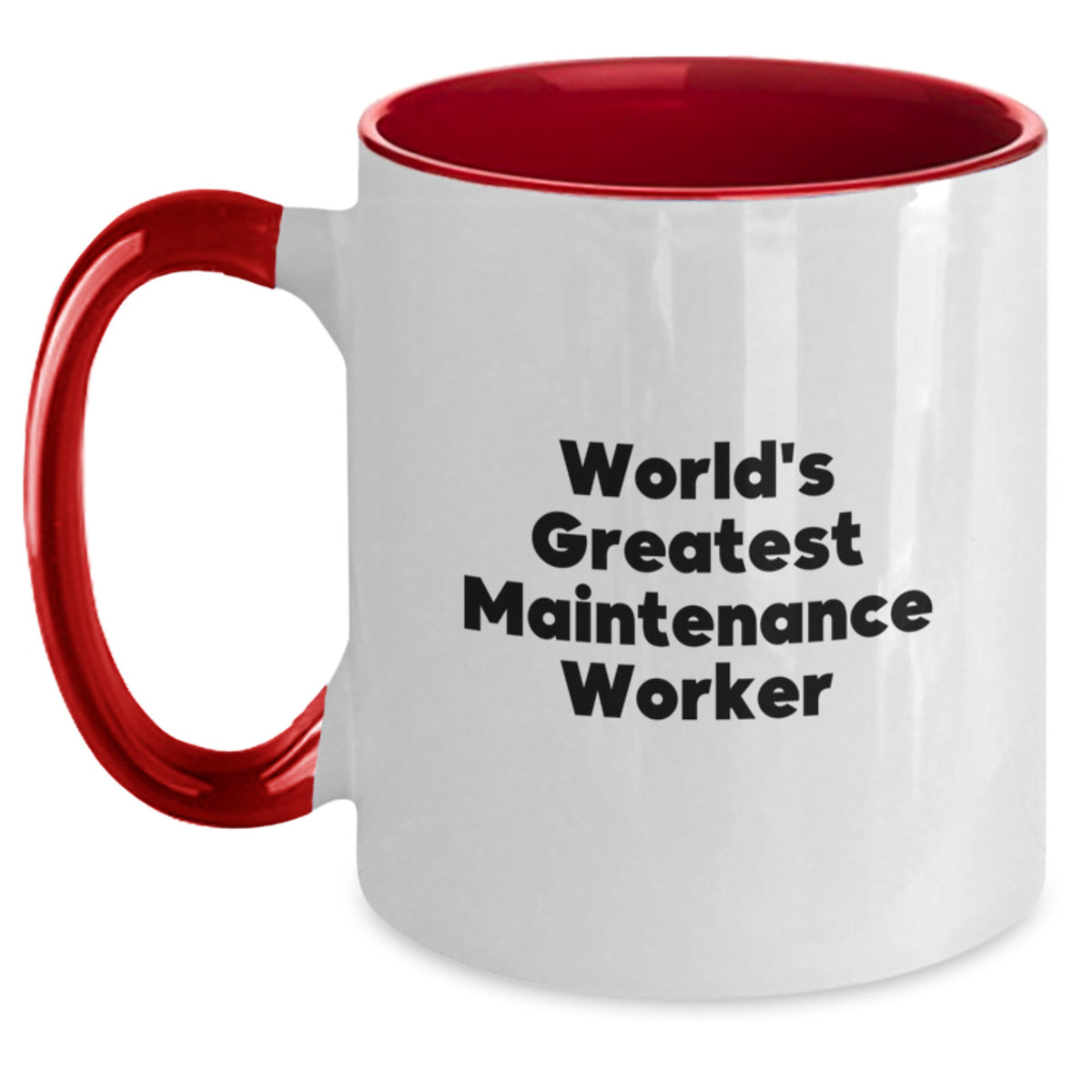 Keepsake Coffee Mug Gift for Him - World's Greatest Maintenance Worker - Main