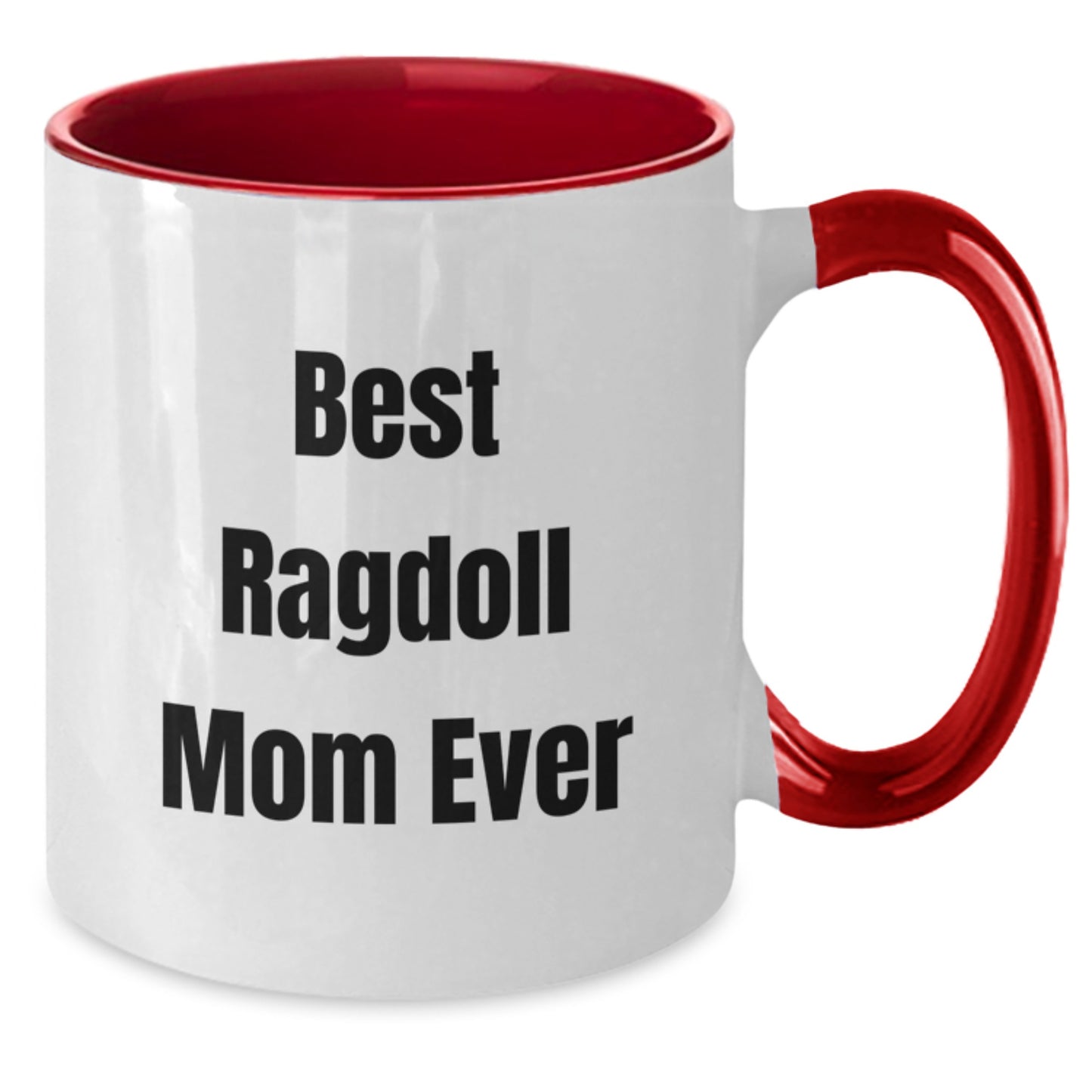 Funny Ragdoll Cat Mom Gifts from Women to Friends on Birthday Unique Two Tone Coffee Mugs Best Ragdoll Mom Ever - Additional