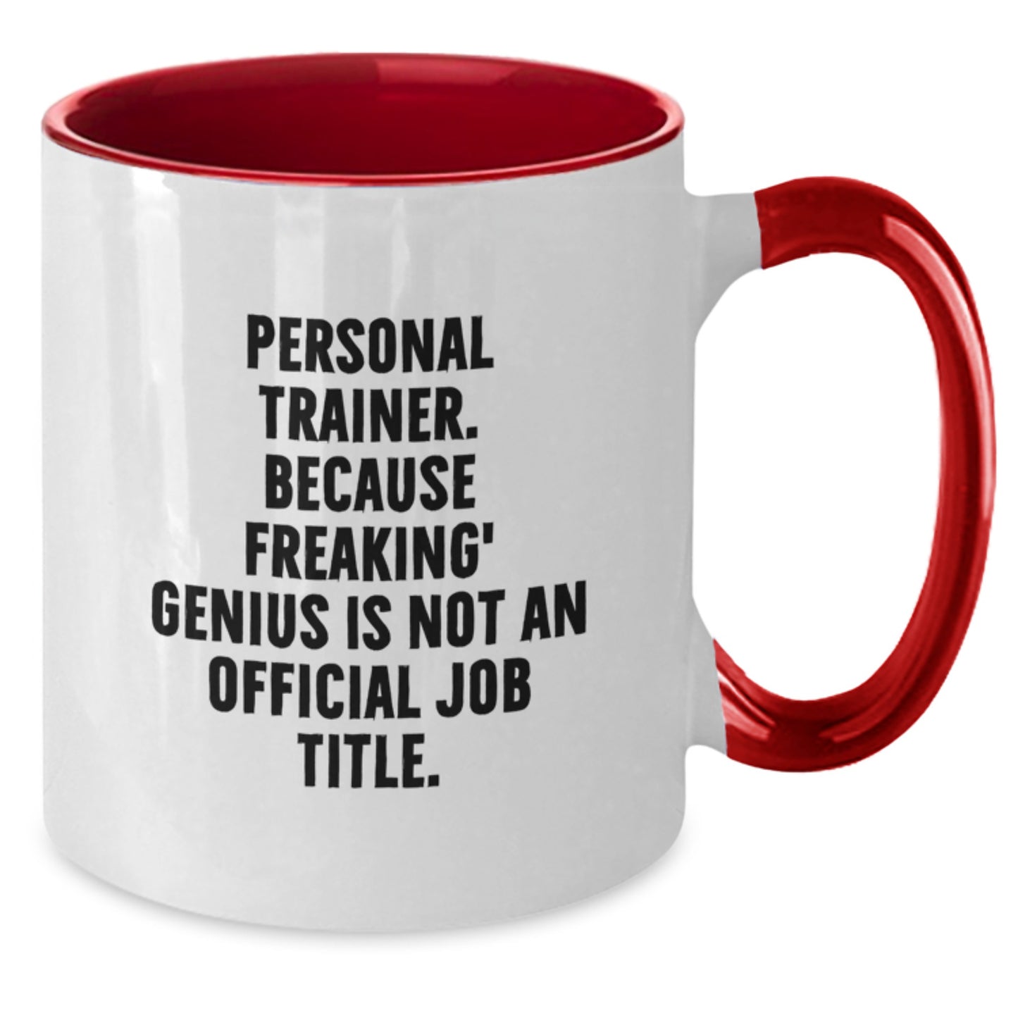 Personal Trainer Keepsake Two Tone Coffee Mug for Him Birthday Gift - Additional