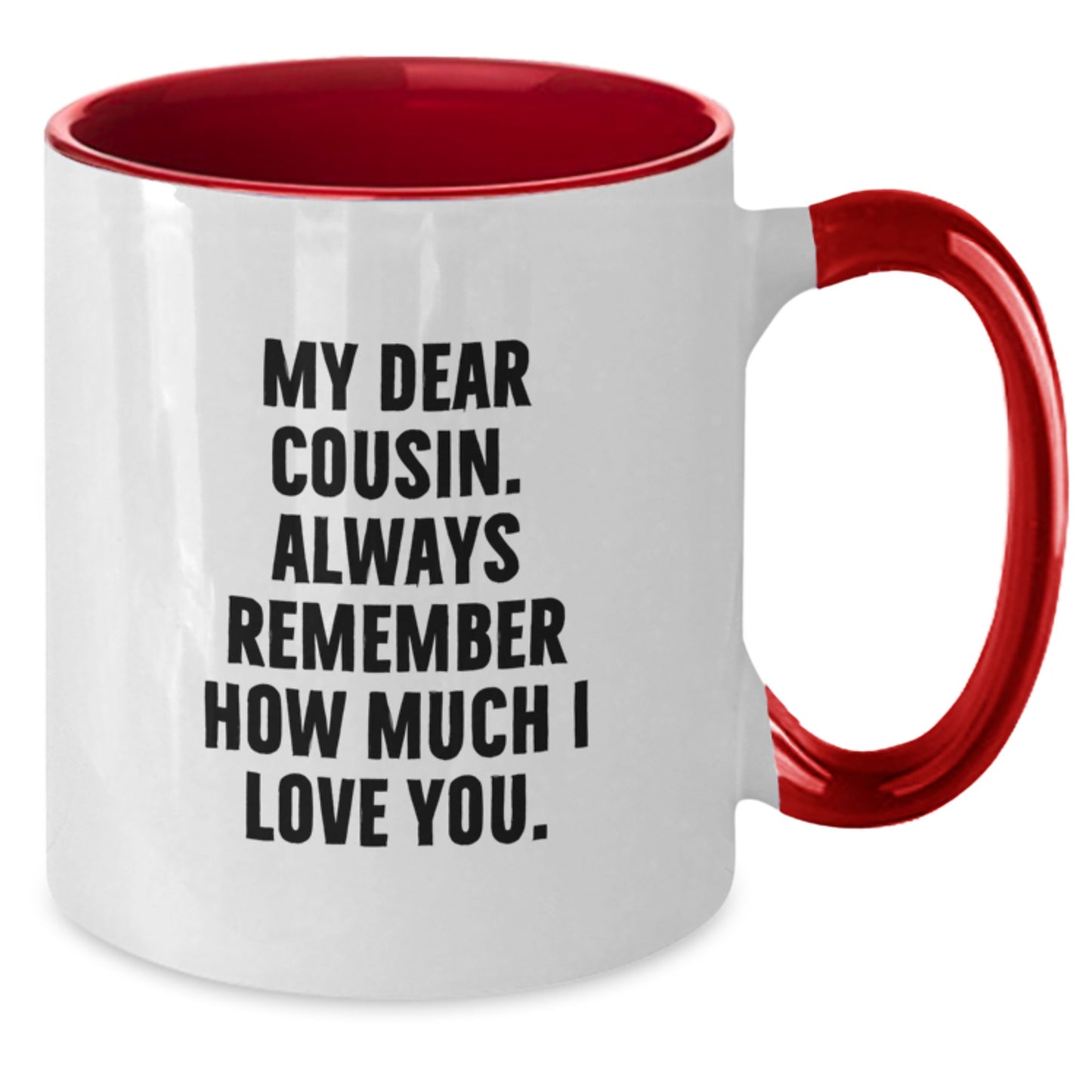 Cousin Favorite Two Tone Coffee Mug for Kids Birthday Gift Black & White - Additional