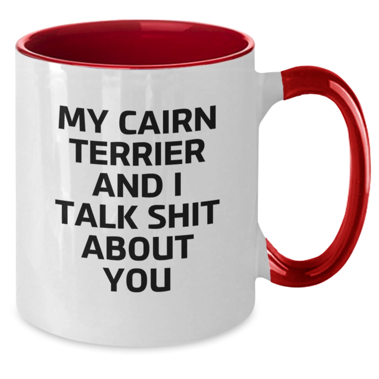 Birthday Gift Present Cairn Terrier Two Tone Coffee Mug for Her - Additional