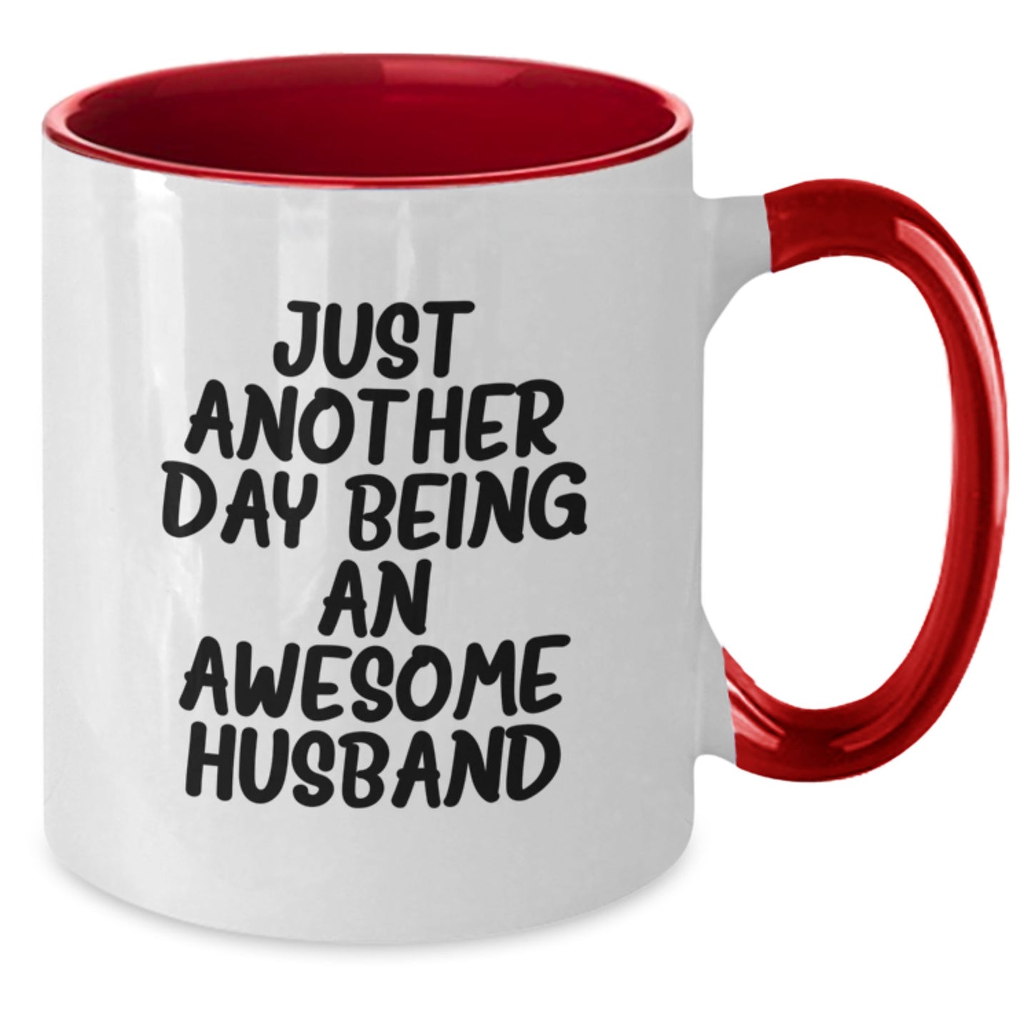 Birthday Gift Two Tone Coffee Mug for Husband Dad Present Black - Additional