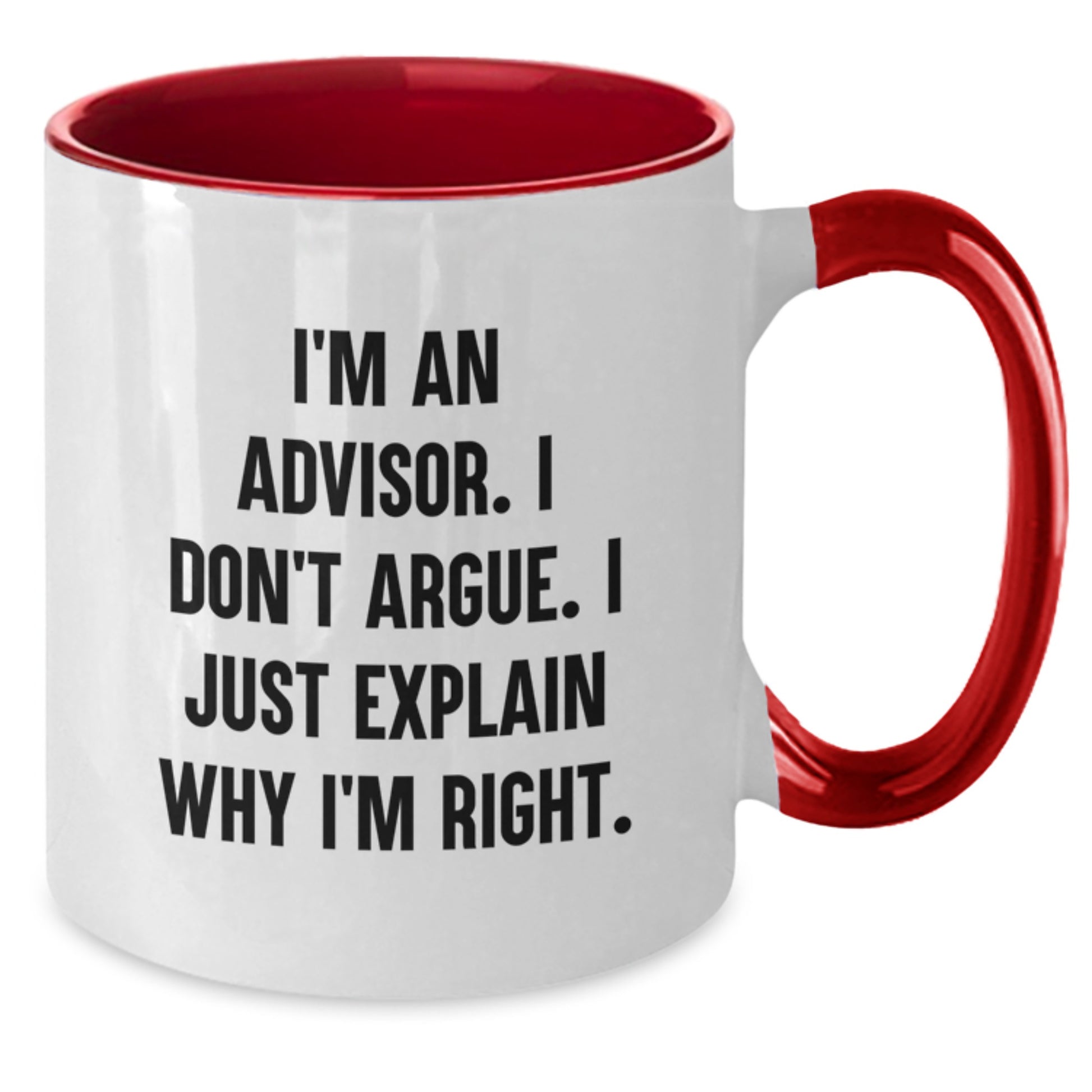 Advisor Keepsake Two Tone Coffee Mug for Him Birthday Gift Black - Additional
