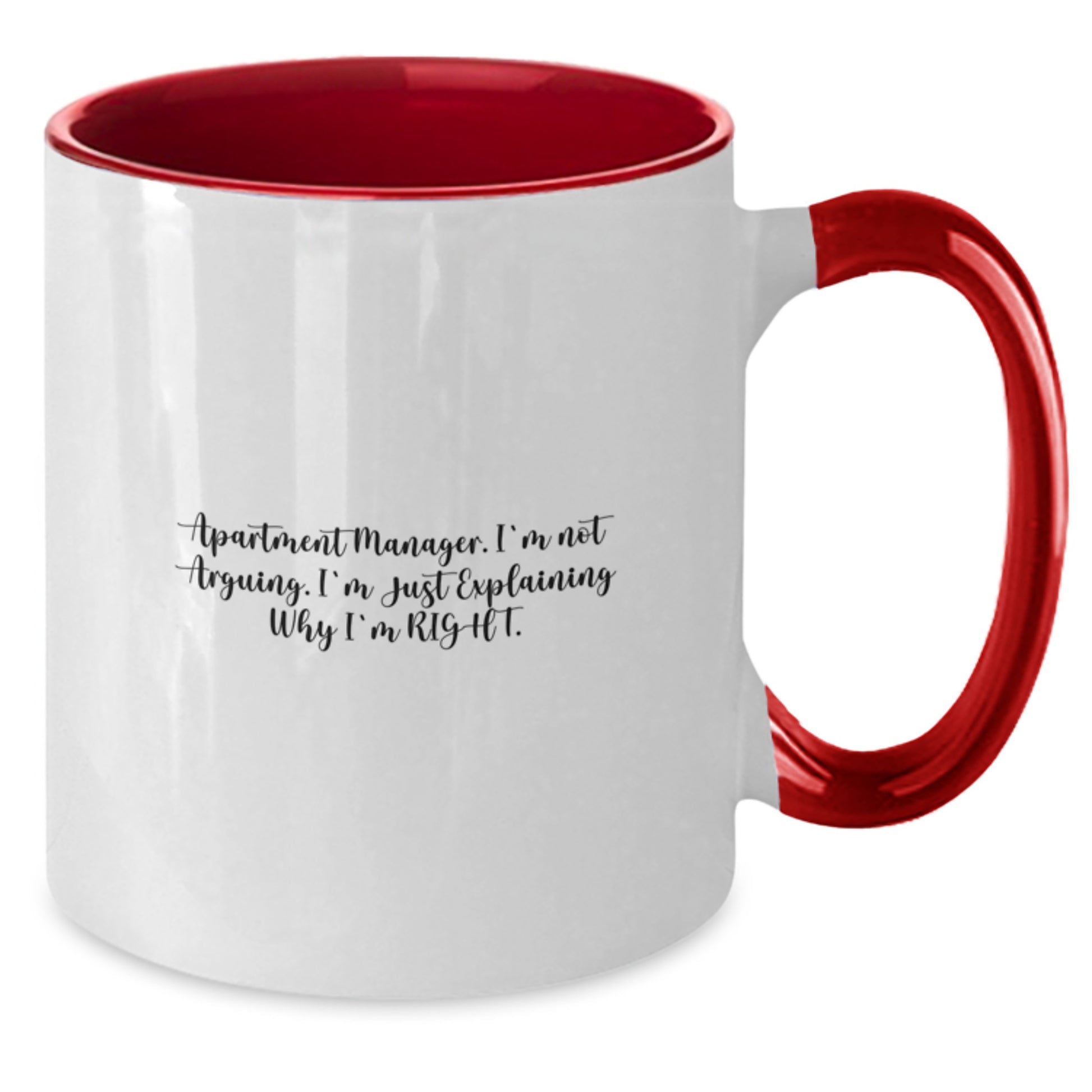 Apartment Manager Two Tone Keepsake Mug for Him Birthday Gift - Additional