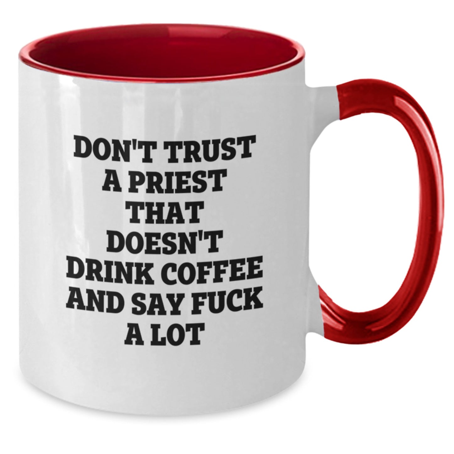 Gifts from Family, Friends, and Coworkers for Priest, Funny Two Tone Coffee Mugs, Unique Mother's Day Unique Gifts - Additional