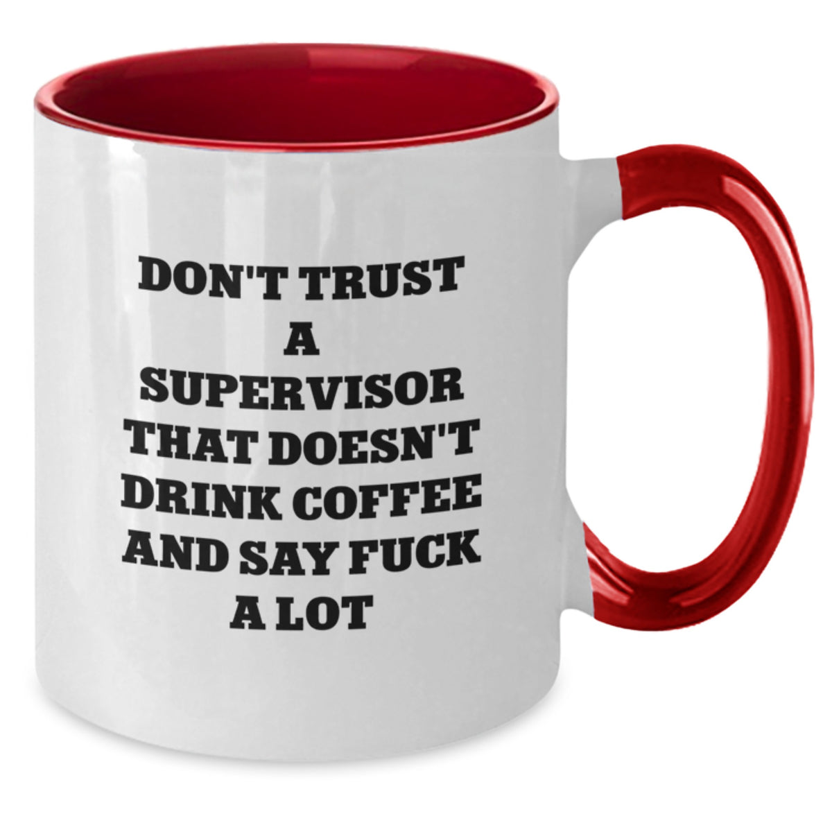Birthday Gift for Her Supervisor Two Tone Coffee Mug Present - Additional