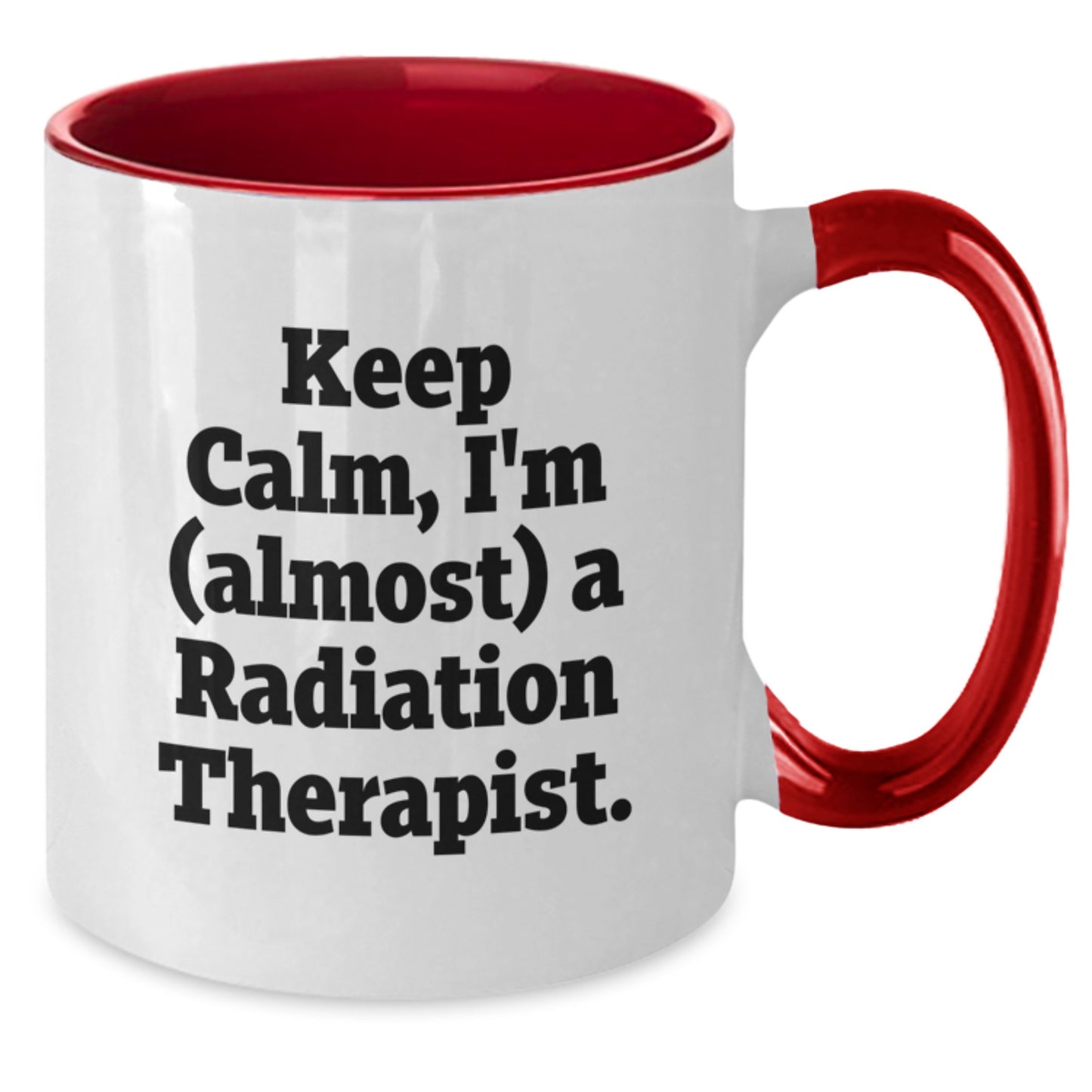 Funny Keepsake Two Tone Mugs Gifts for Radiation Therapist Friends Family from Men Women - Additional
