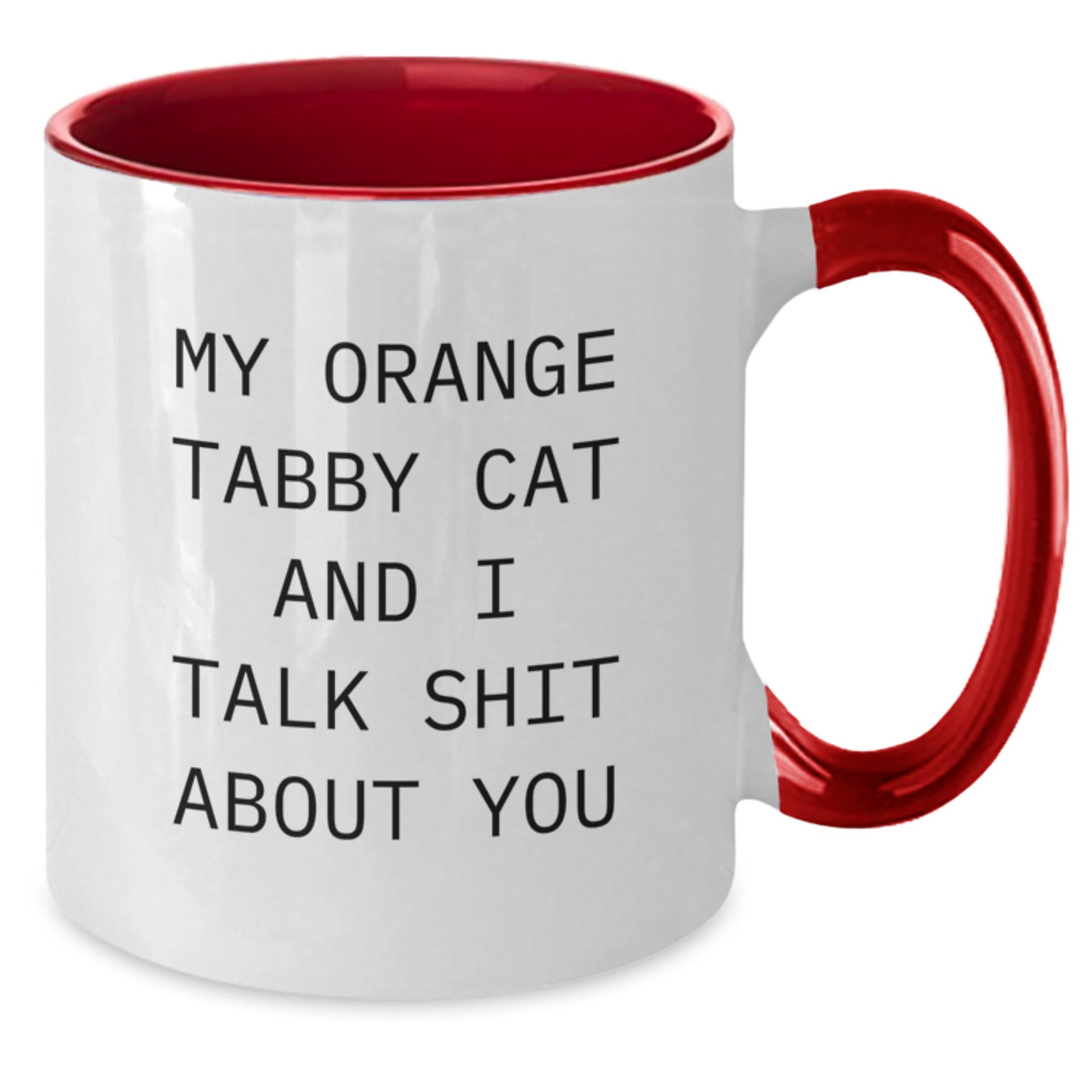 Birthday Gift Orange Tabby Cat Mug for Her Present - Additional