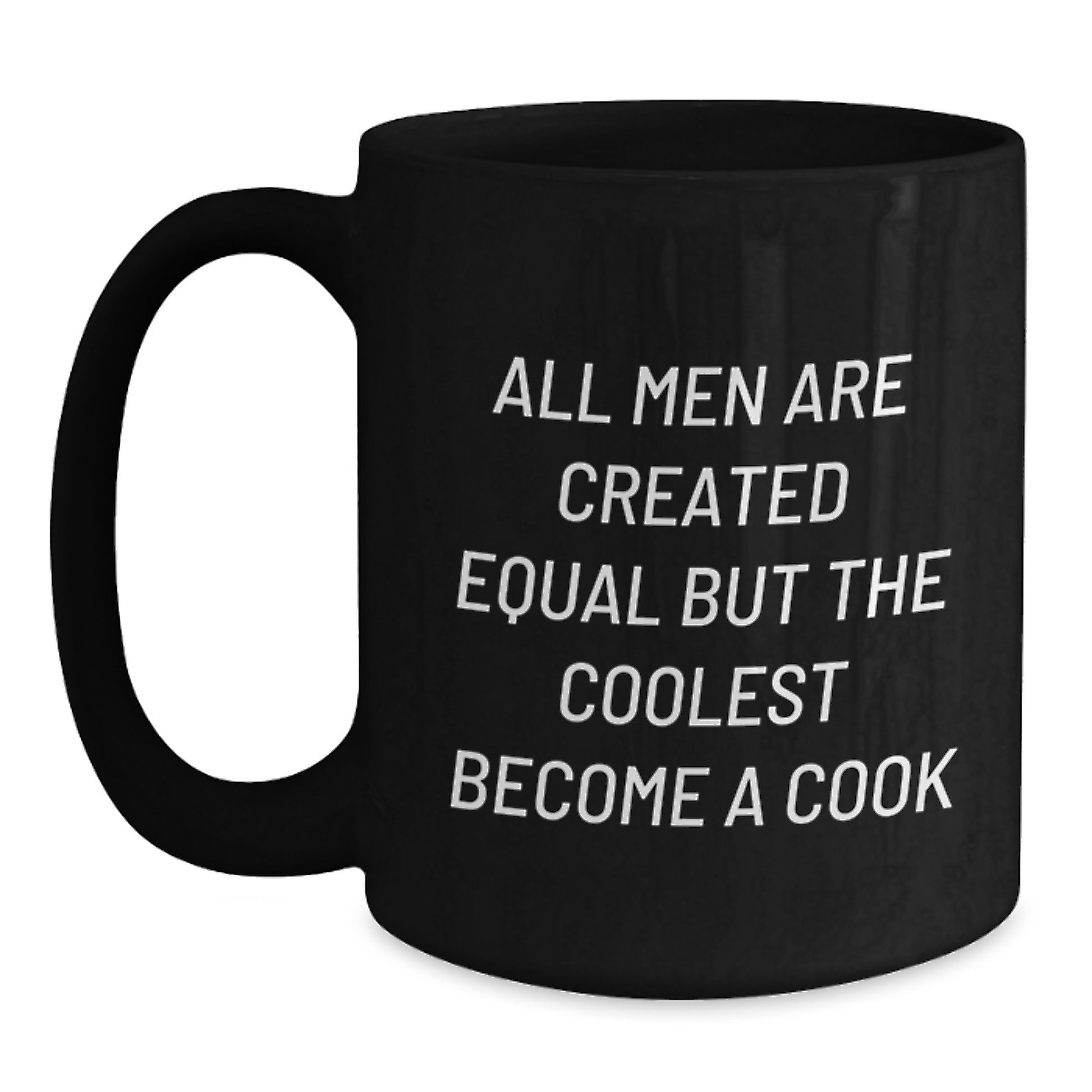 Funny Cook Quote Black Coffee Mugs Gifts for Dad from Family on Father's Day Unique - Main