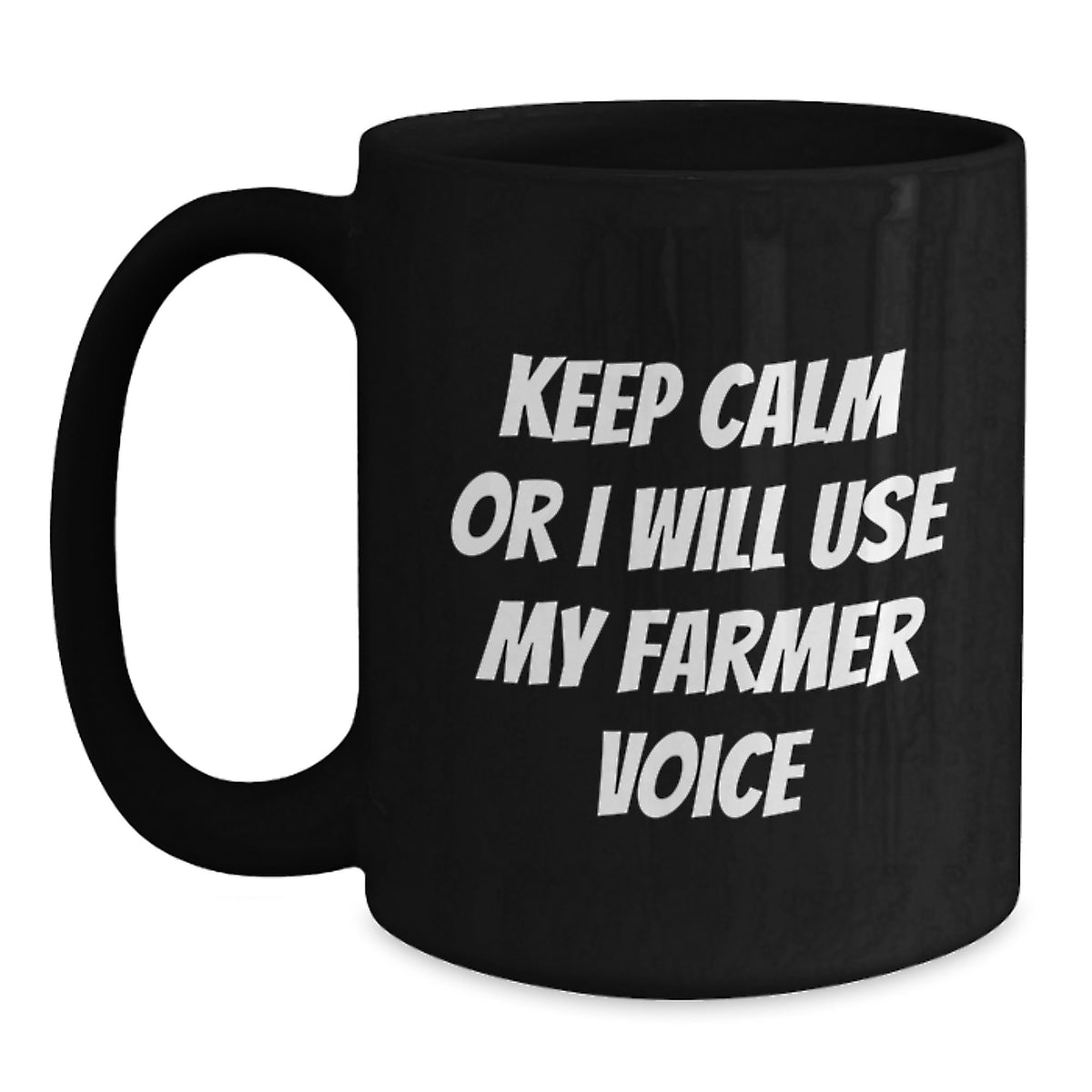 Funny Farmer Black Coffee Mug Gifts from Men for Birthday Unique Farmer Friends - Main