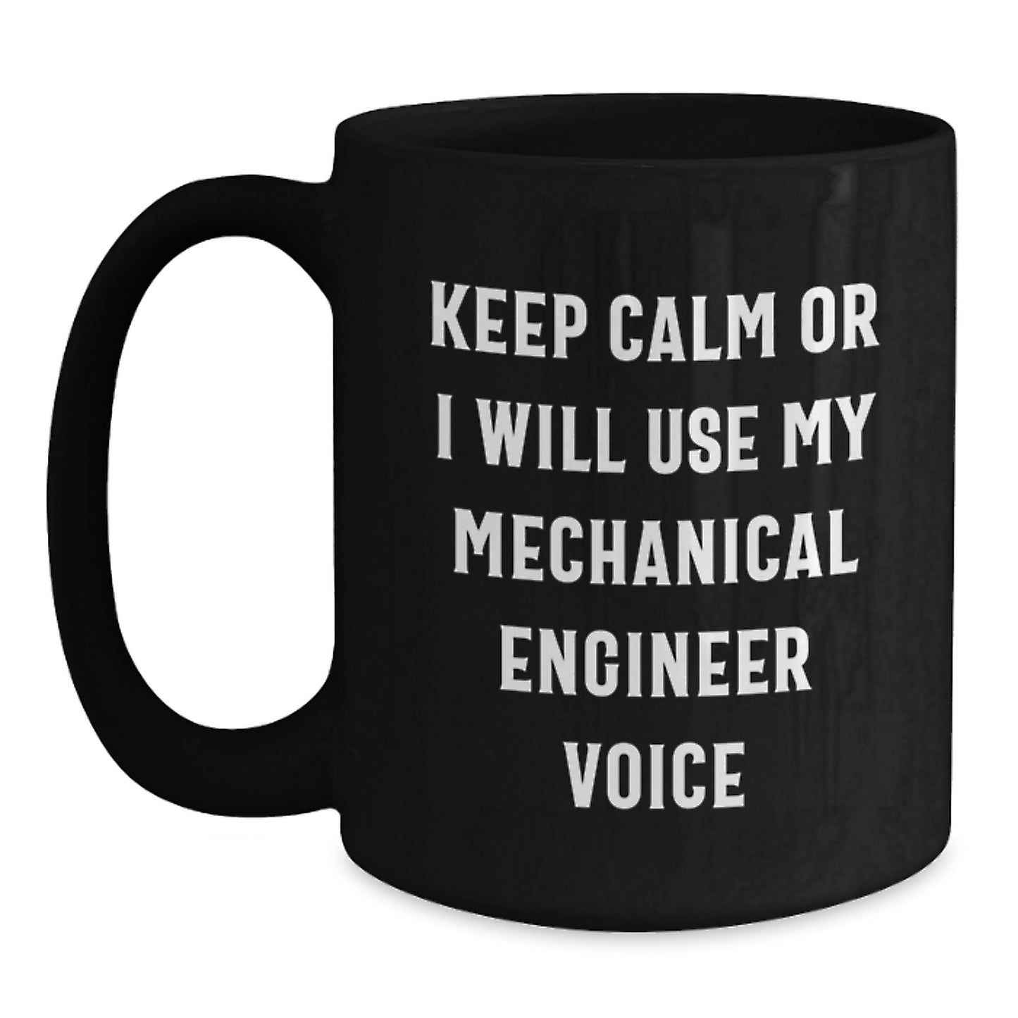 Funny Mechanical Engineer Gifts from Men to Women, Black Coffee Mug for Mechanical Engineer Mom, Unique Mother's Day Unique Gift Ideas - Main
