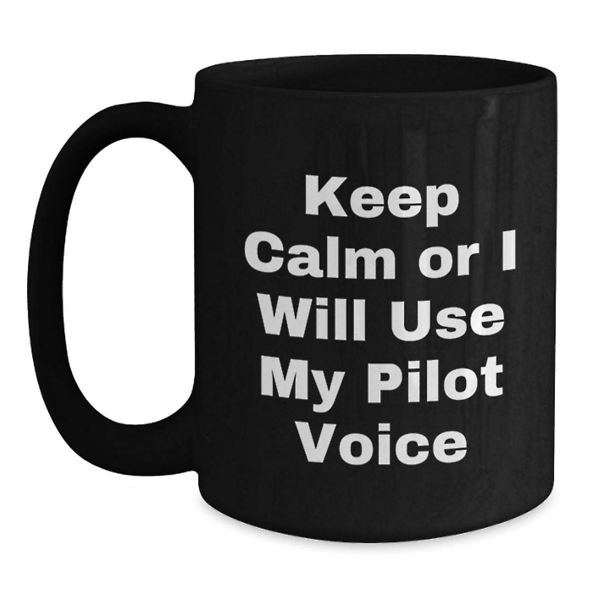 Pilot Gift for Him Keep Calm Tone Coffee Mug Keepsake - Main