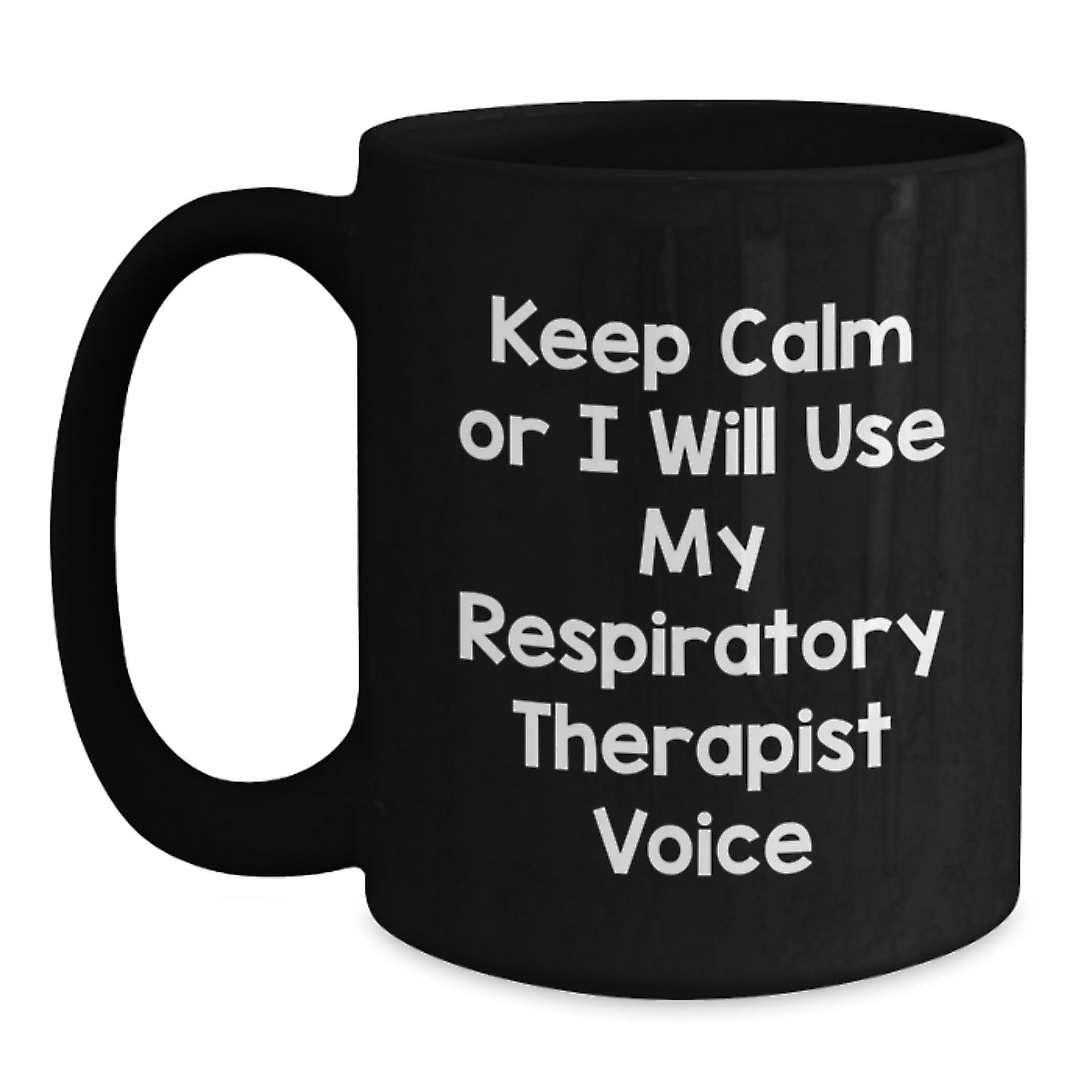 Funny Respiratory Therapist Black Coffee Mug Gifts for Men Father's Day Unique - Main