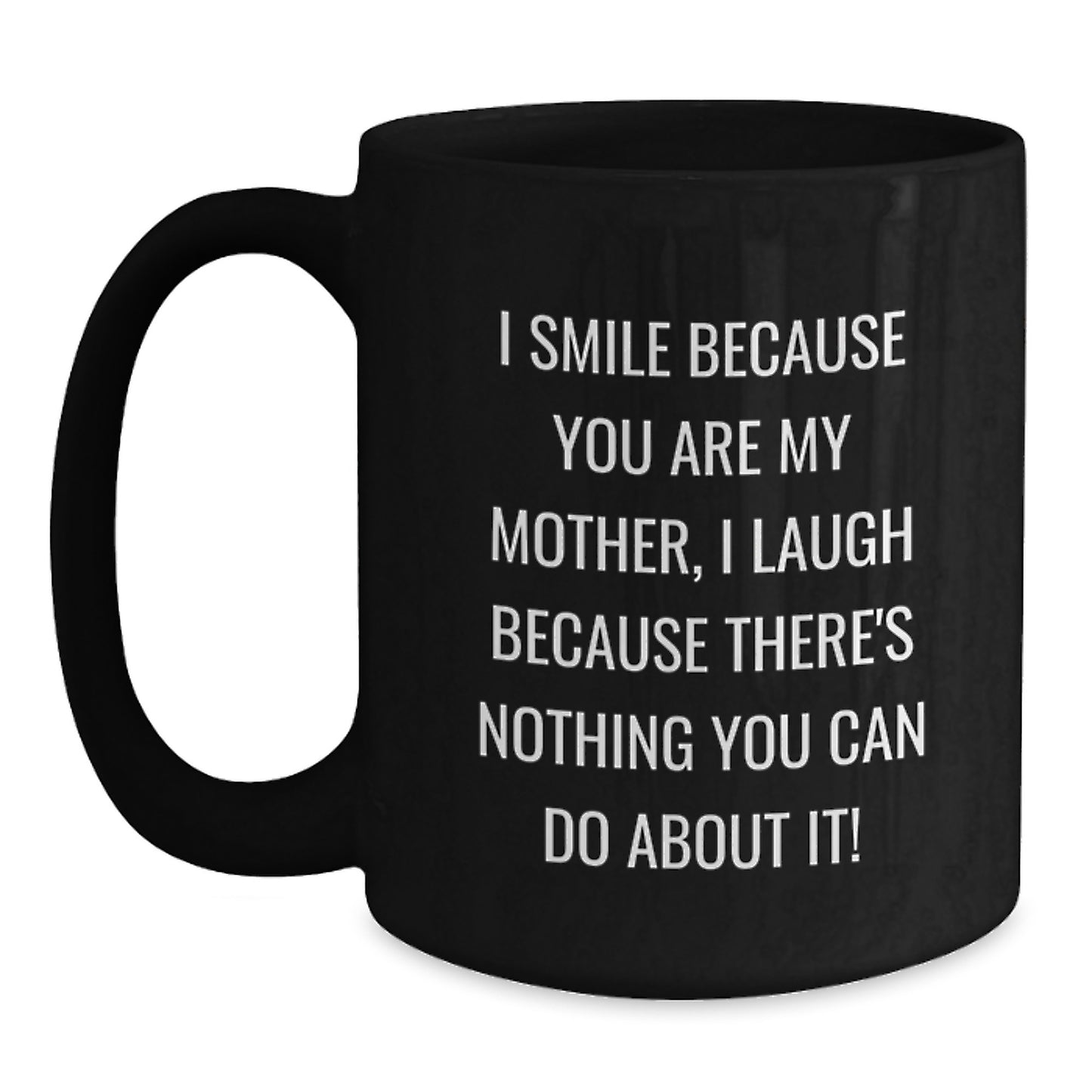 Mother Keepsake Black Coffee Mug 11oz Ceramic Birthday Gift for Her - Main