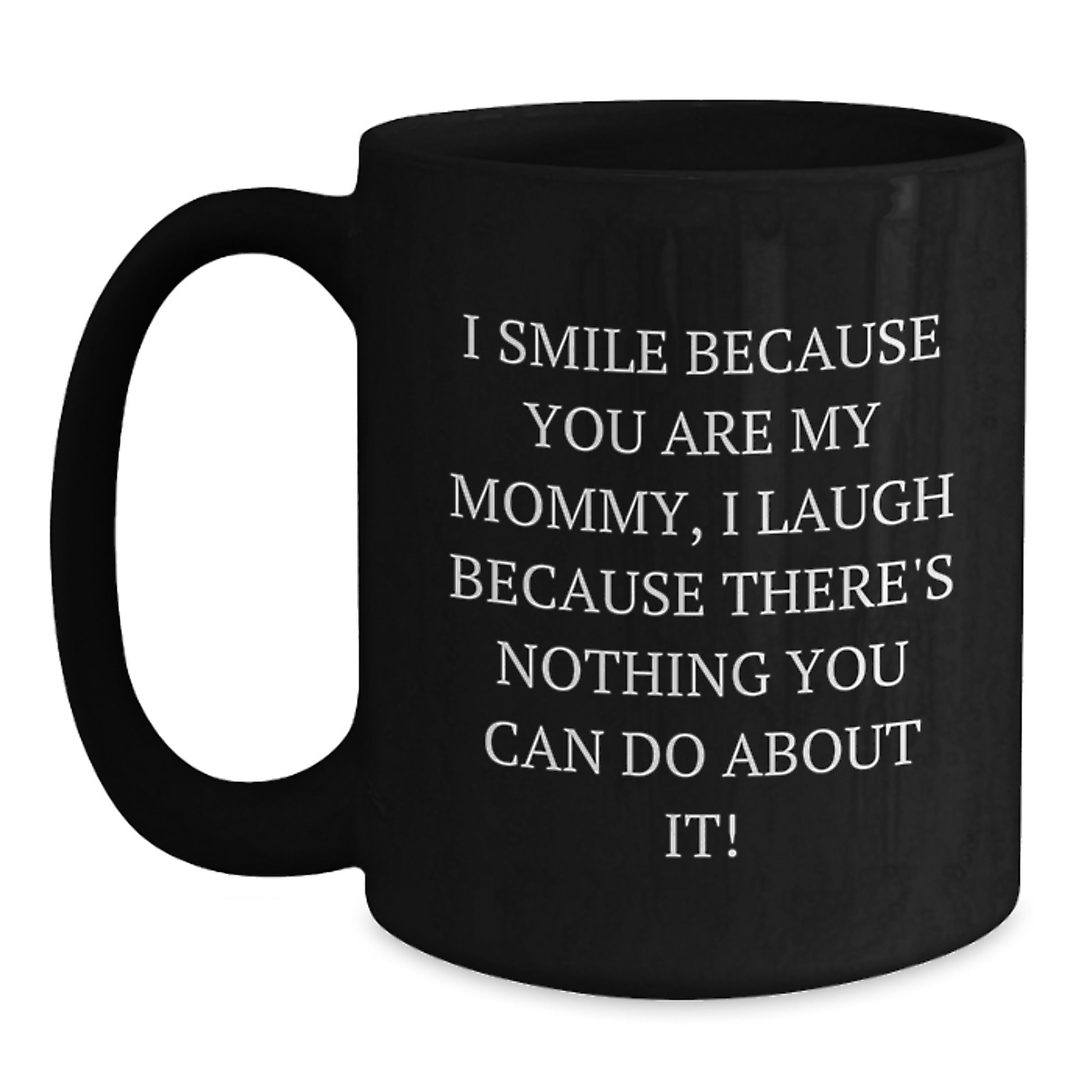 Mommy Keepsake Black Coffee Mug for Him Surprise Birthday Gift - Main