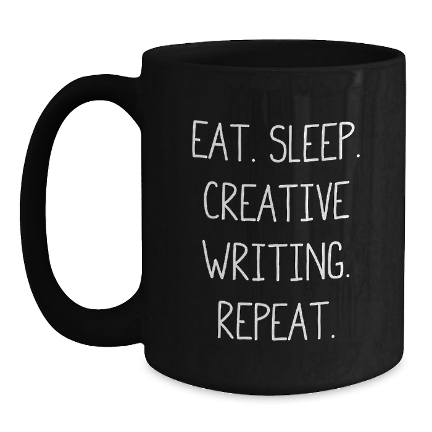 Funny Creative Writing Gifts from Men to Friends, Black Coffee Mugs for Christmas Unique Presents - Main