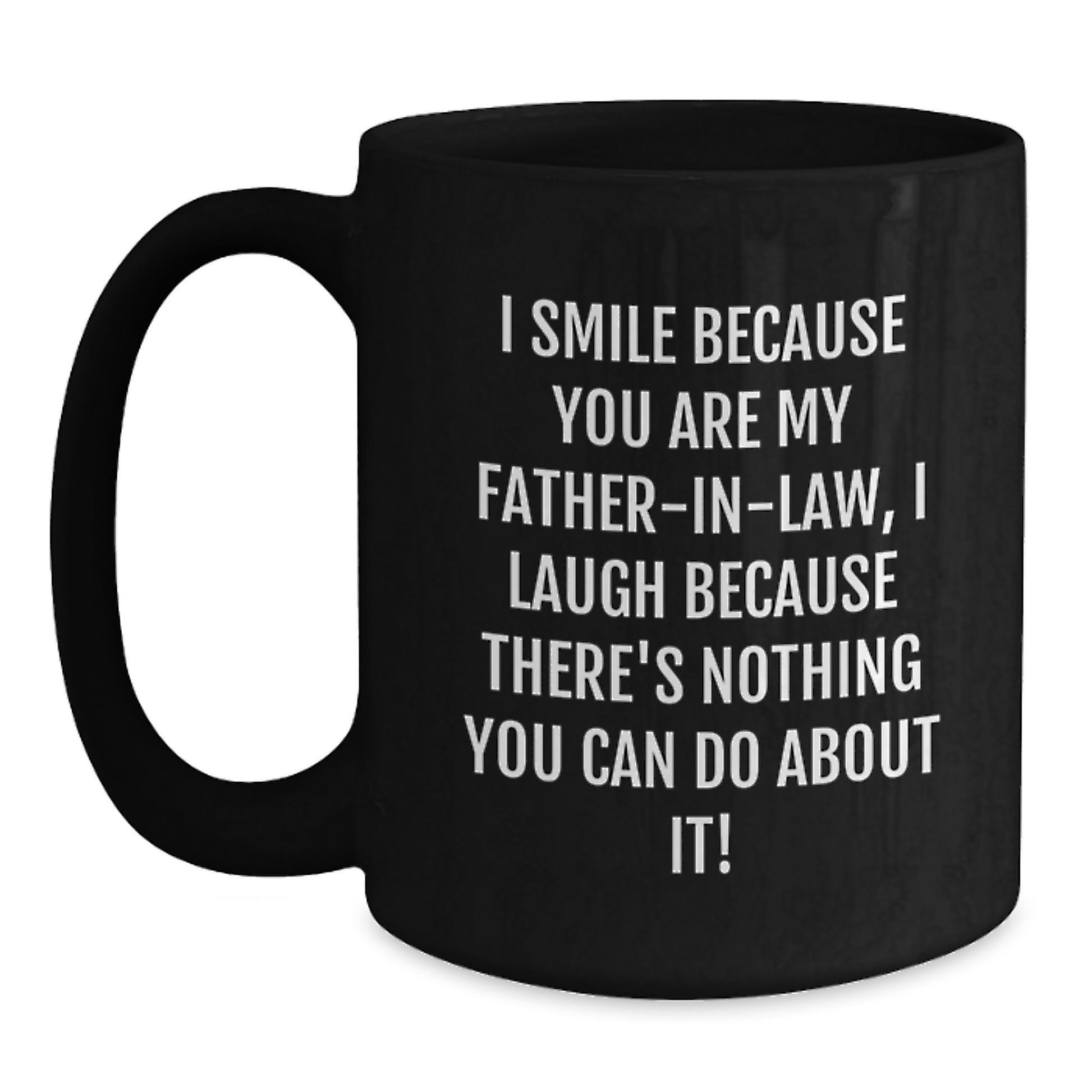 Father-in-law Keepsake Black Coffee Mug Birthday Surprise Gift for Him - Main