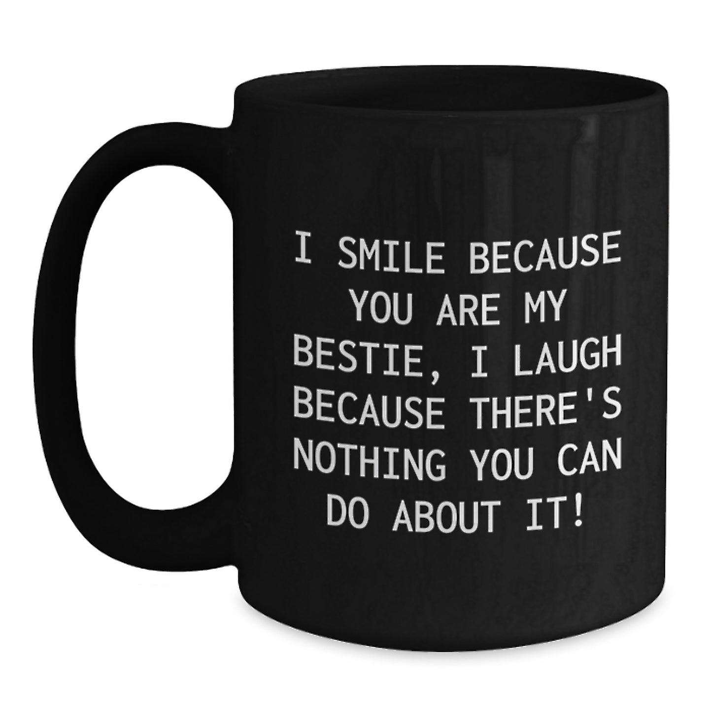 Bestie Keepsake Black Coffee Mug for Him Birthday Gift - Main