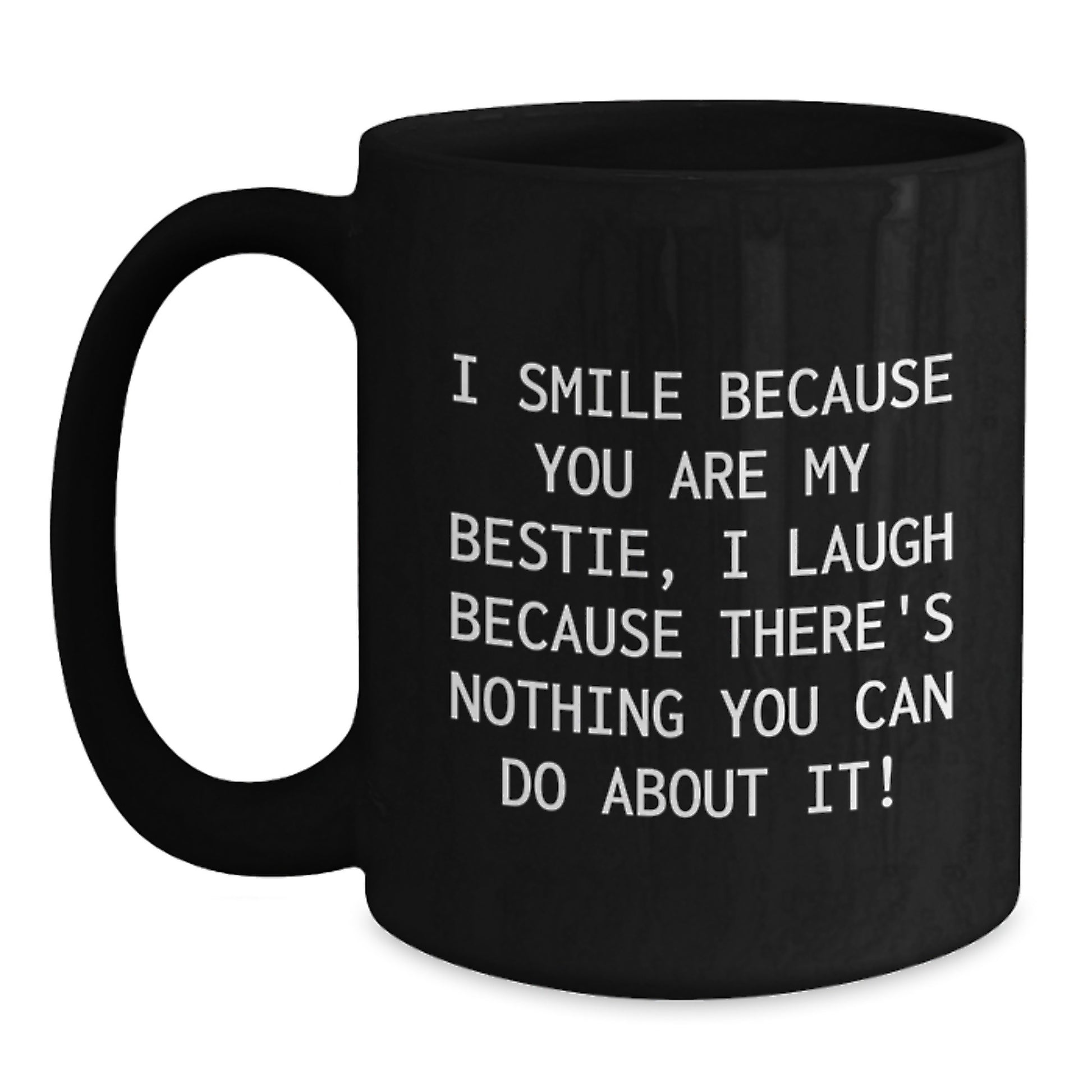 Bestie Keepsake Black Coffee Mug for Him Birthday Gift - Main