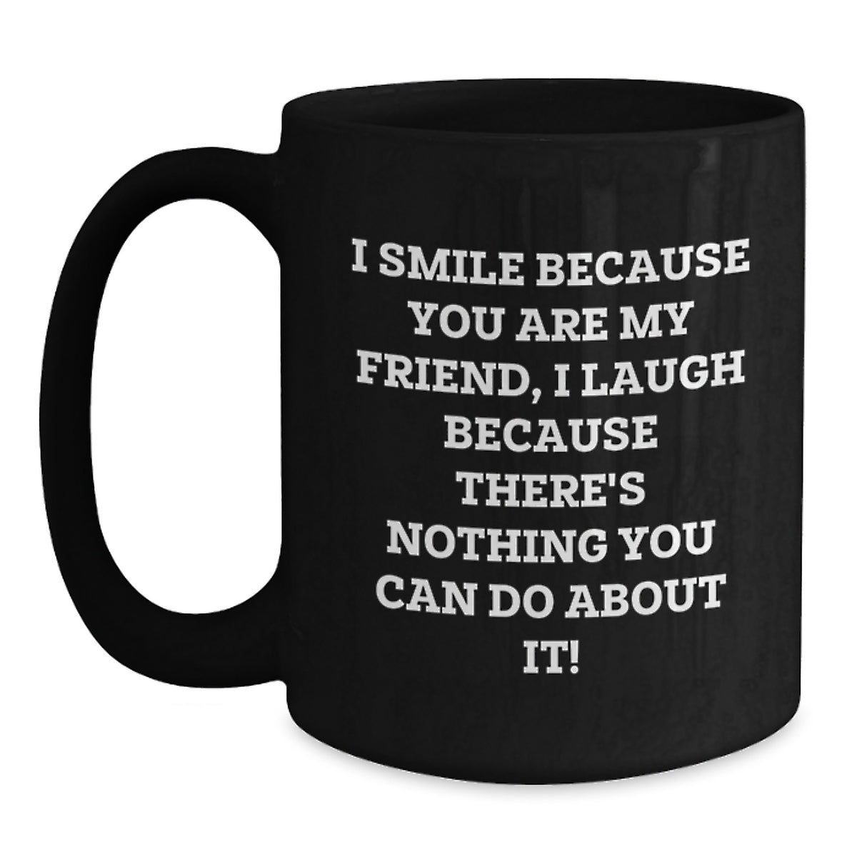 Funny Friend Valentine's Unique Gifts from Friends to Friends Black Coffee Mugs Gift Ideas for Friends - Main