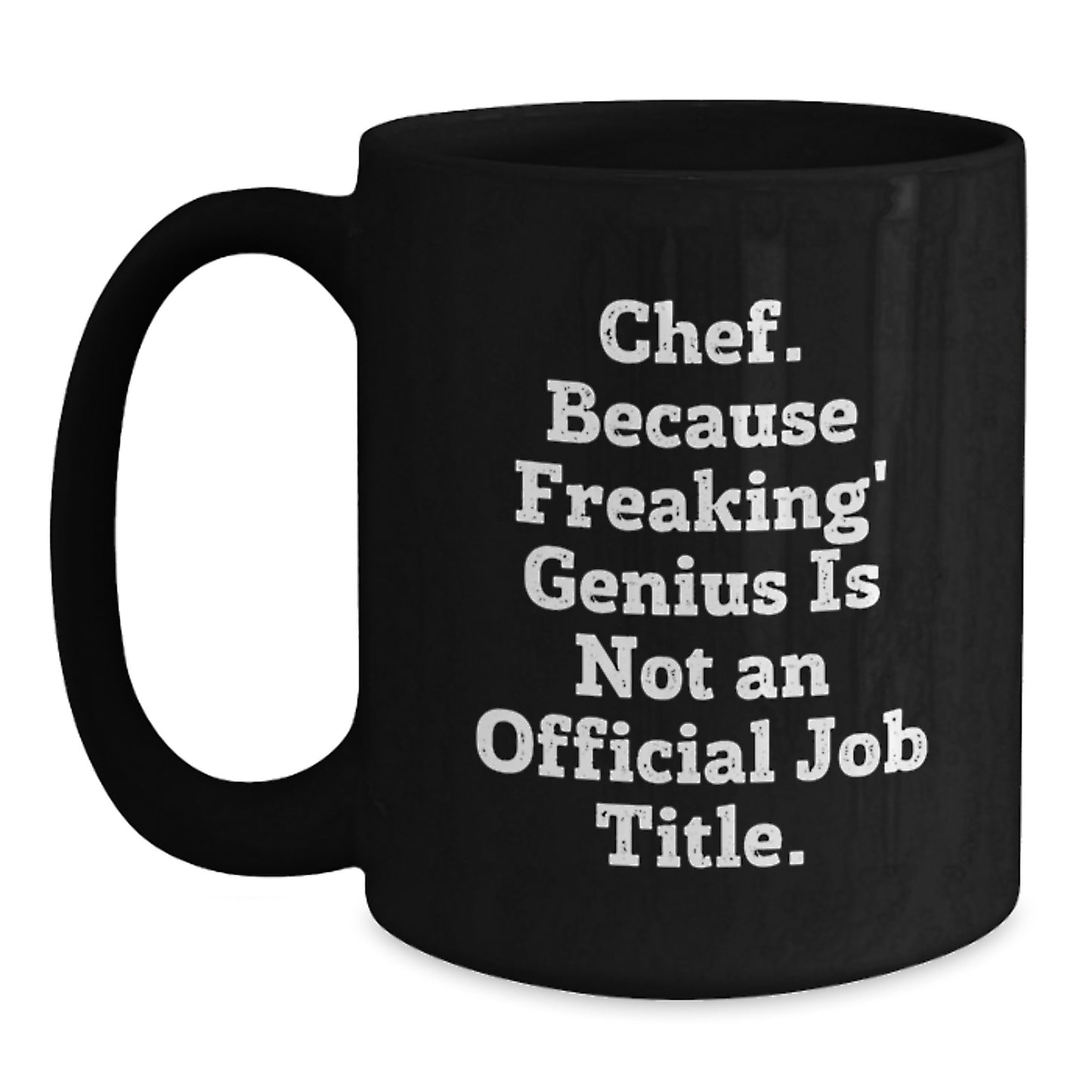 Chef Keepsake Black Coffee Mug for Him Birthday Gift with 11oz Capacity - Main