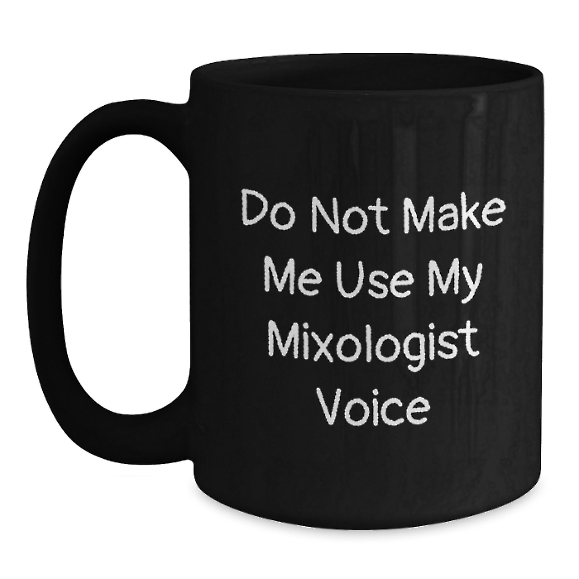 Mixologist Keepsake Black Coffee Mug 11oz Birthday Gift for Him - Main