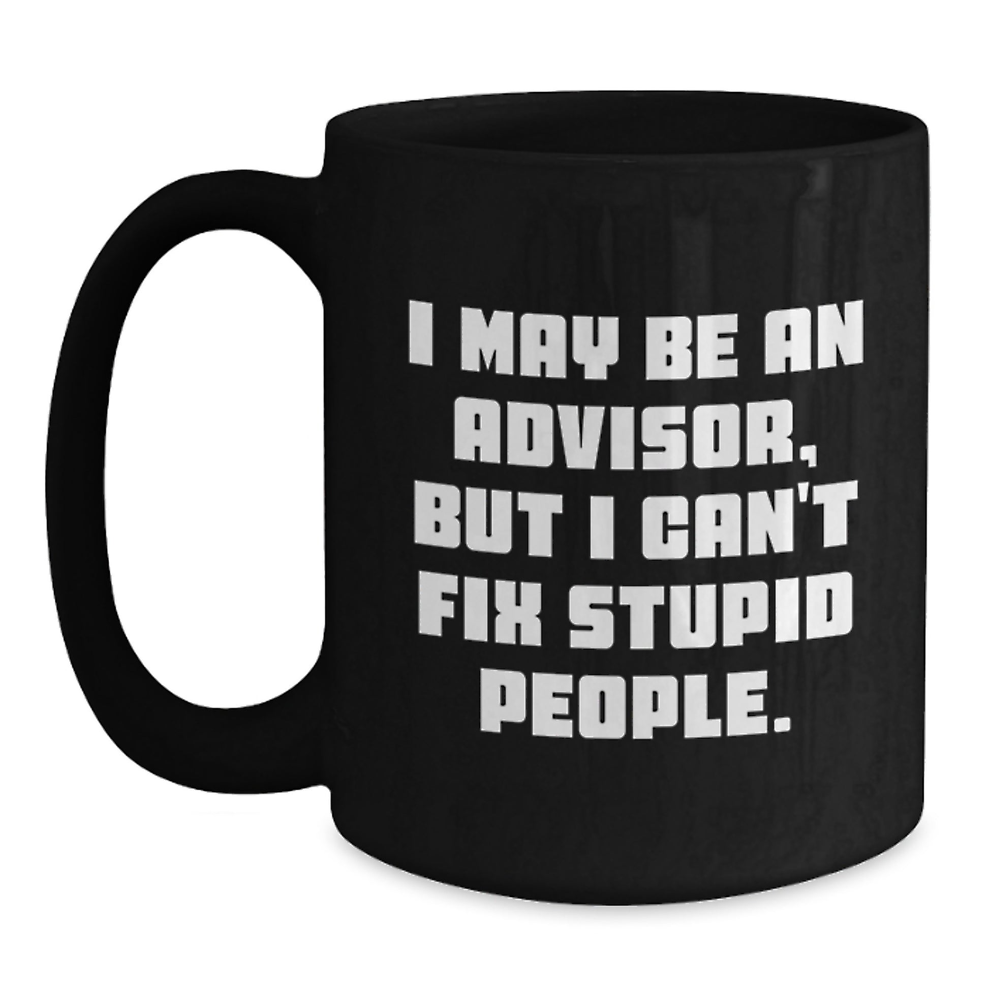 Advisor Keepsake Black Coffee Mug for Him Birthday Gift - Main