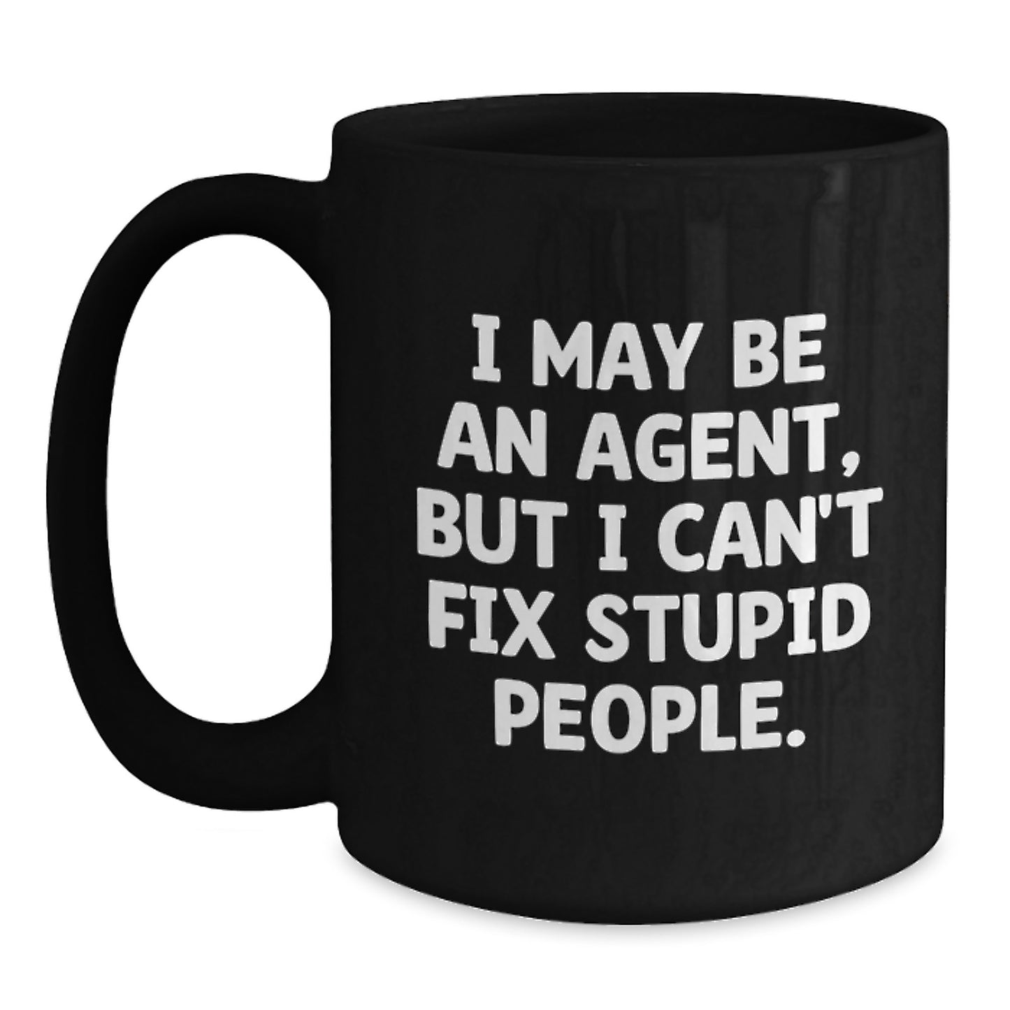 Agent Keepsake Ceramic Black Coffee Mug for Him Surprise Graduation Gift - Main