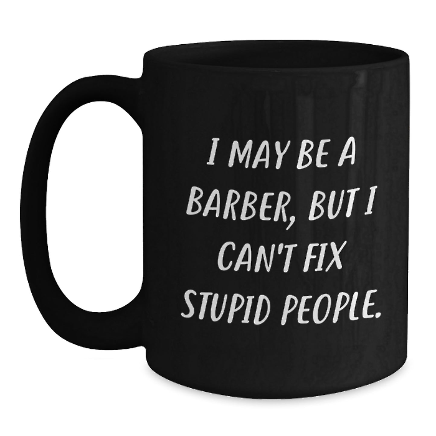 Barber Black Coffee Mug 11oz Keepsake Idea for Coworkers Birthday Gift - Main