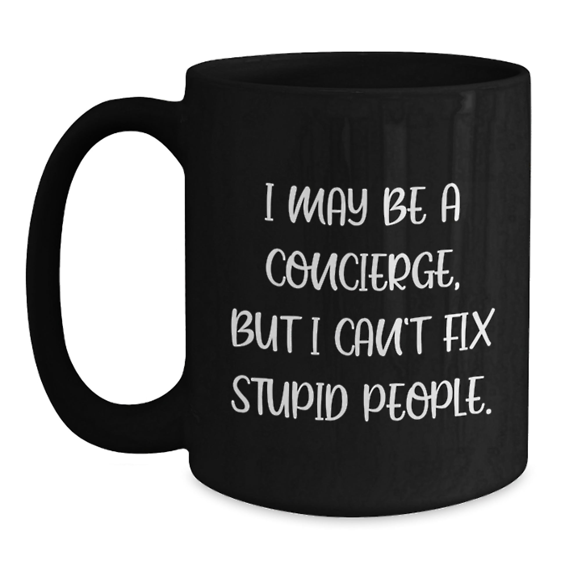 Concierge Keepsake Black Coffee Mug for Him Birthday Gift - Main