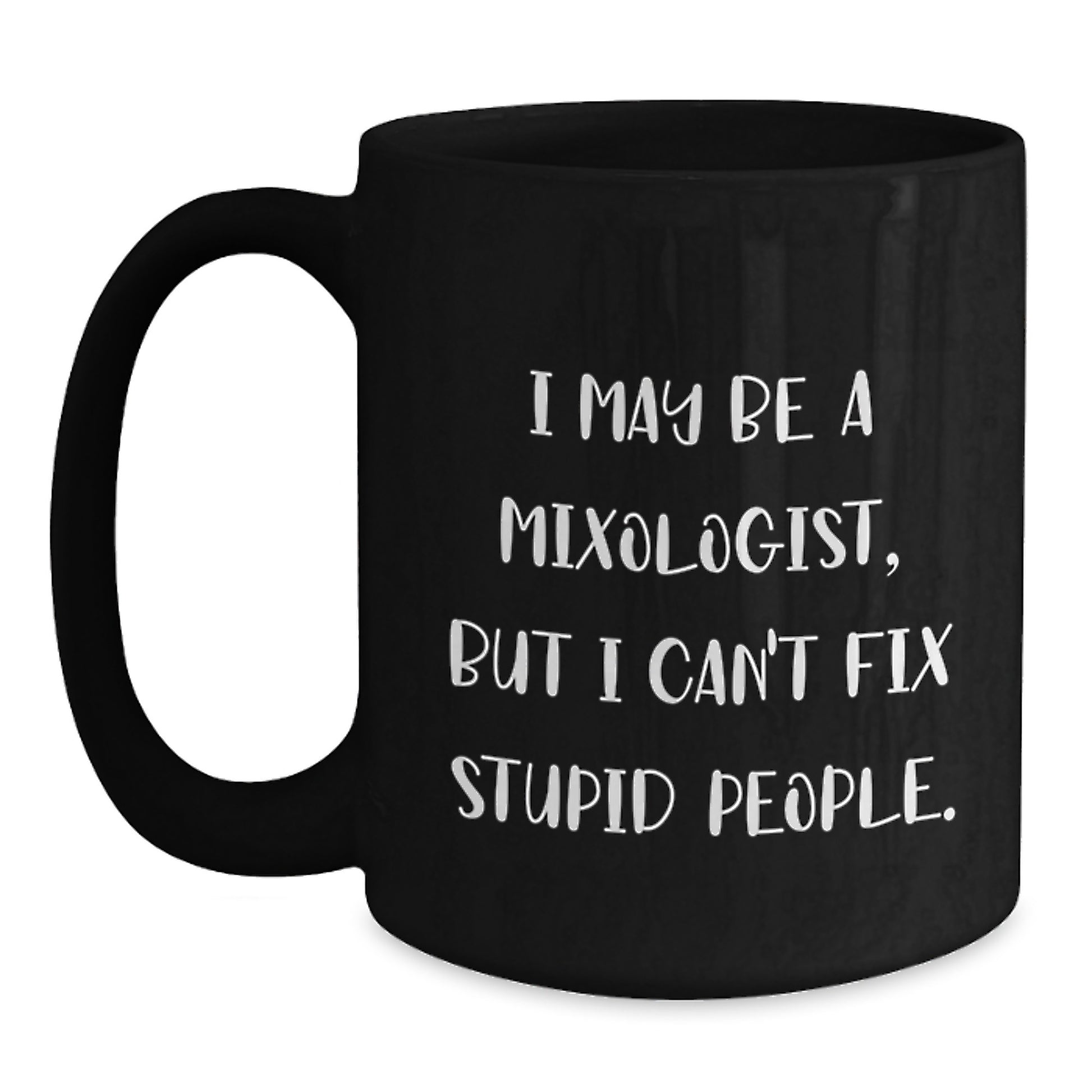 Mixologist Keepsake Black Coffee Mug for Him Graduation Gift - Main