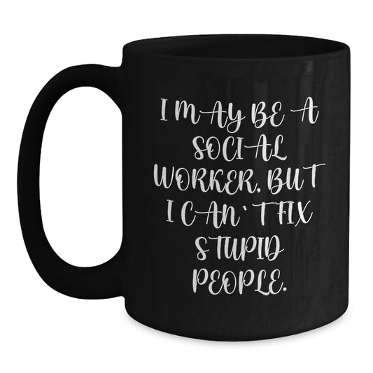Social Worker Keepsake Ceramic Coffee Mug for Him 11oz Graduation Gift - Main