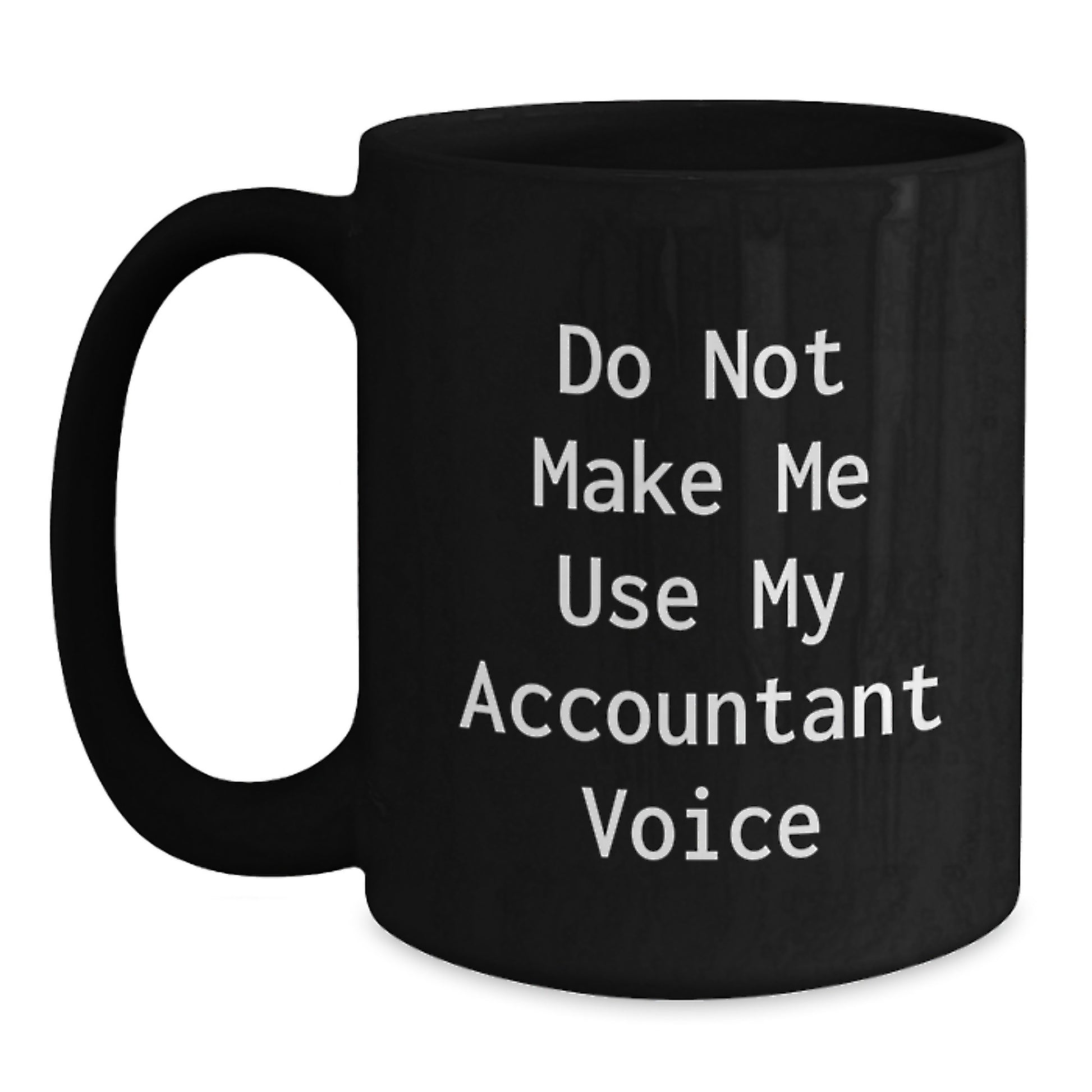 Premium Accountant Keepsake Black Coffee Mug for Him Birthday Gift - Main
