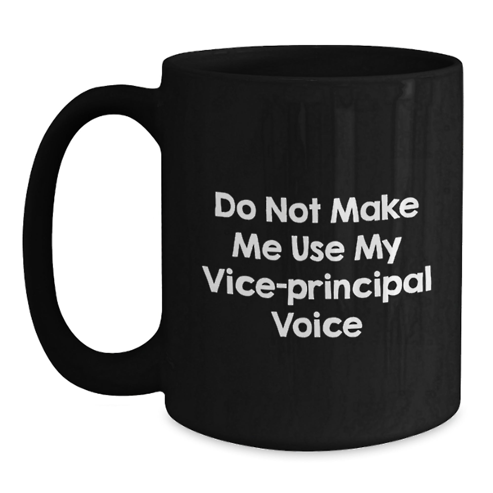 Funny Vice-principal Gifts for Men, Vice-principal Black Coffee Mug, Birthday Unique Funny Gifts from Friends, Coworkers - Main