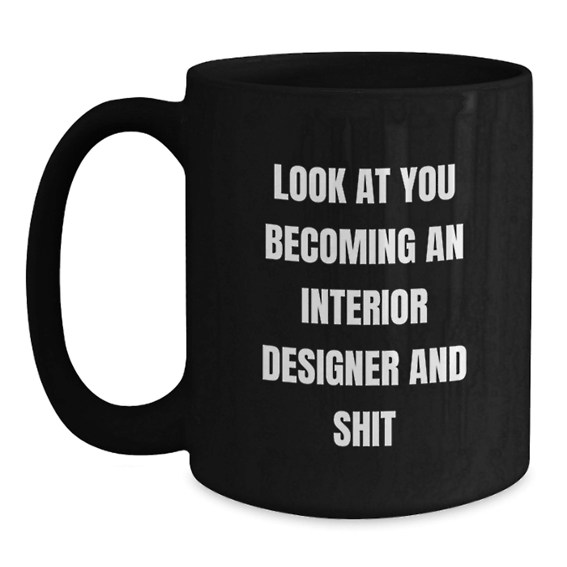 Interior Designer Keepsake Mug for Him Black Coffee Birthday Gift - Main