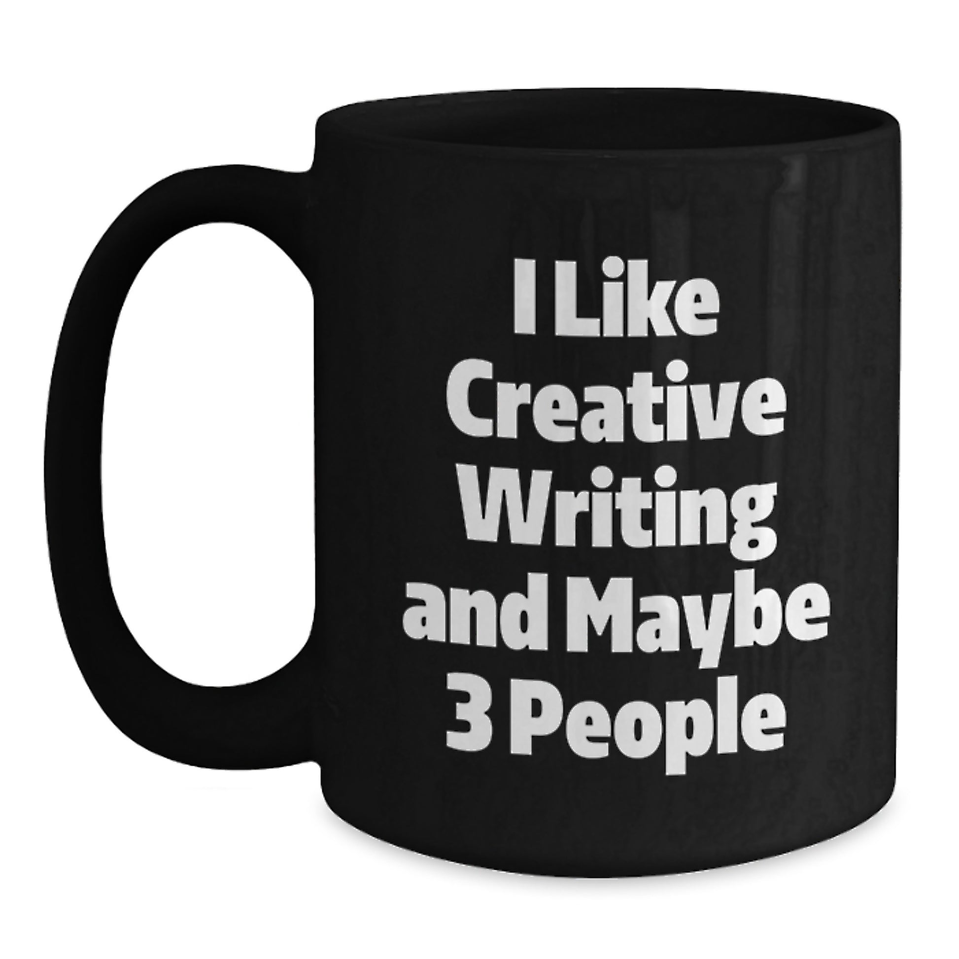 Creative Writing Keepsake Black Coffee Mug for Him Birthday Gift - Main
