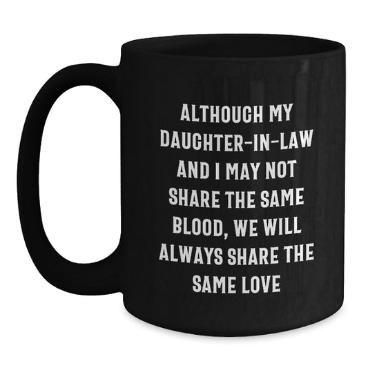 Daughter-in-law Keepsake Black Coffee Mug Birthday Gift - Main