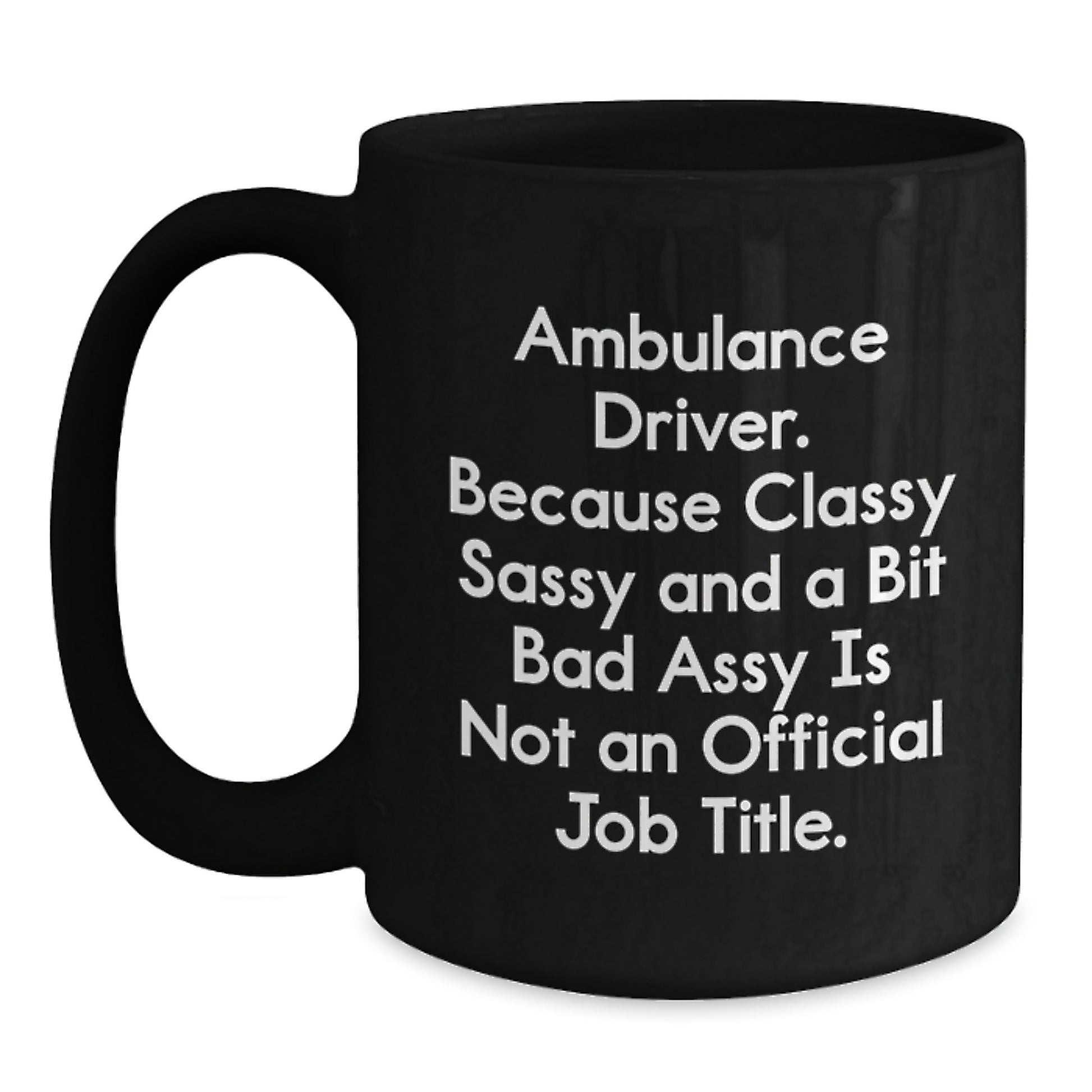 Ambulance Driver Keepsake Mug for Him Birthday Gift - Main