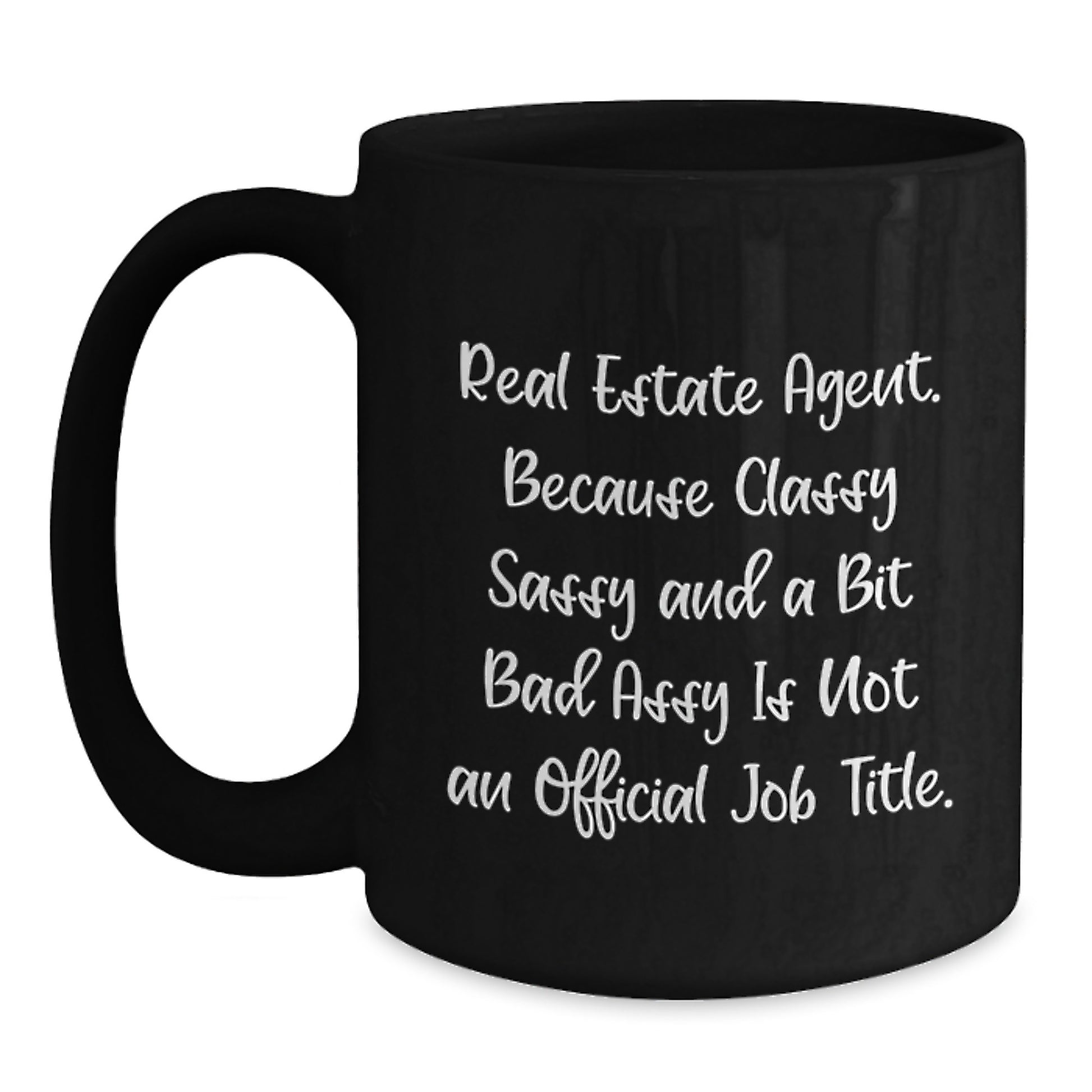 Real Estate Agent Keepsake Ceramic Mug for Him Birthday Gift - Main