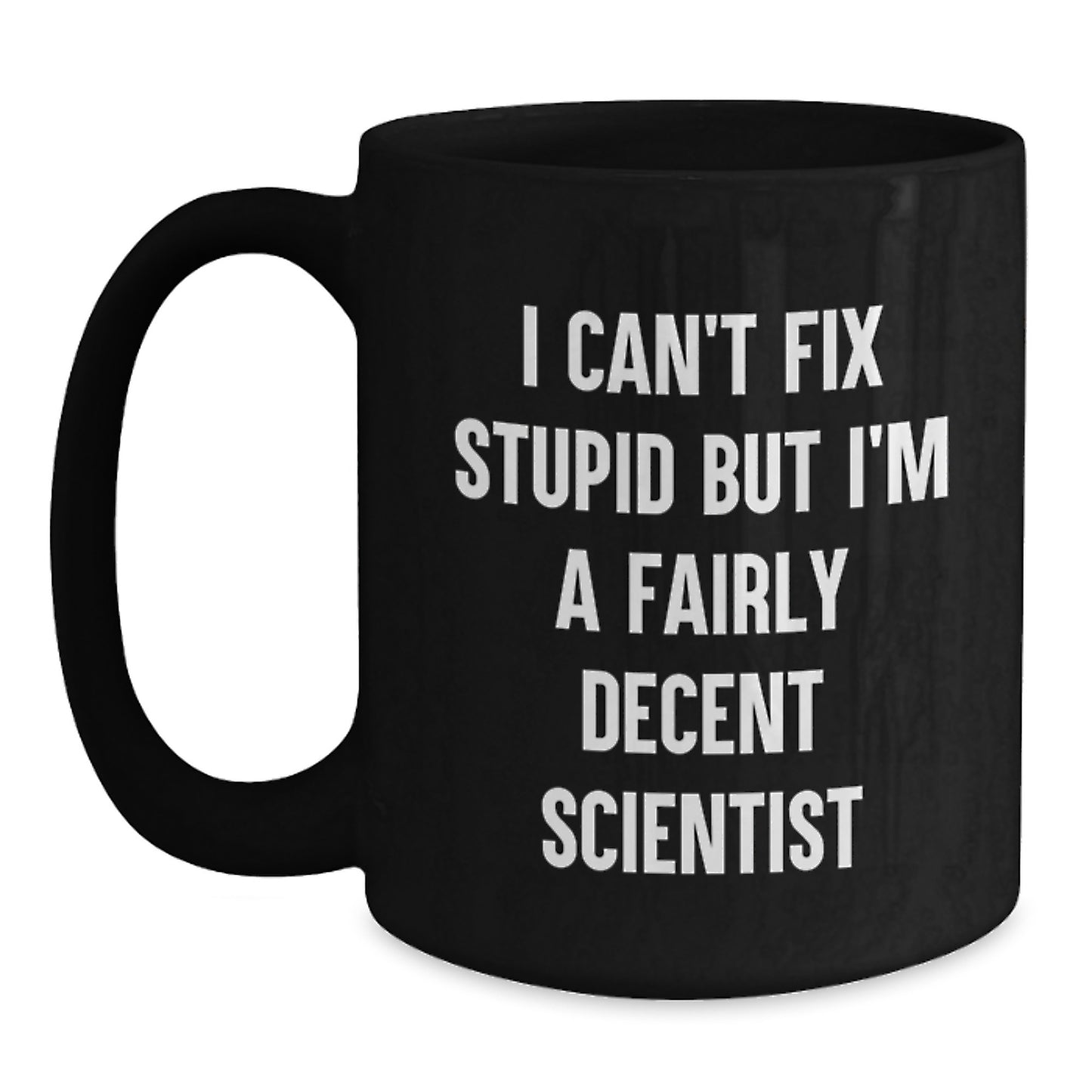 Scientist Keepsake Black Coffee Mug for Him Birthday Gift with 11oz - Main
