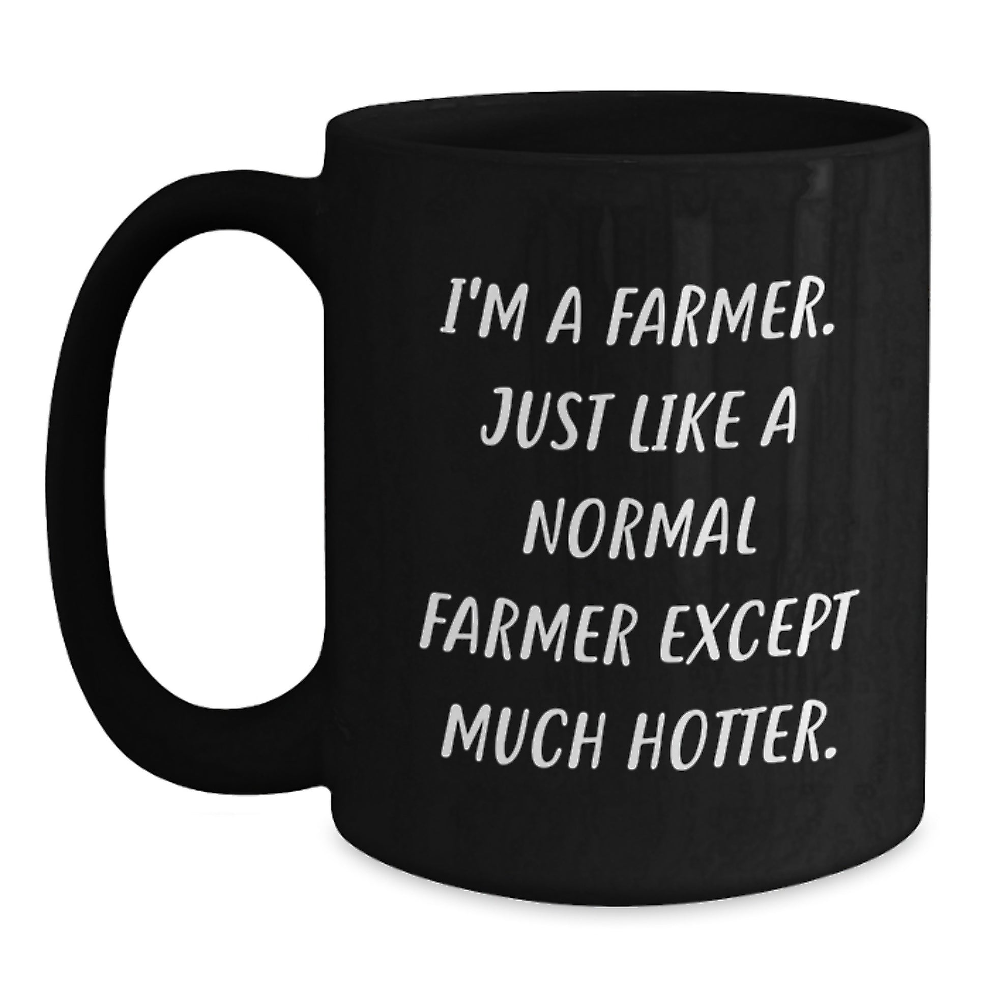 Farmer Keepsake Premium Deluxe Black Coffee Mug for Him Birthday Gift - Main