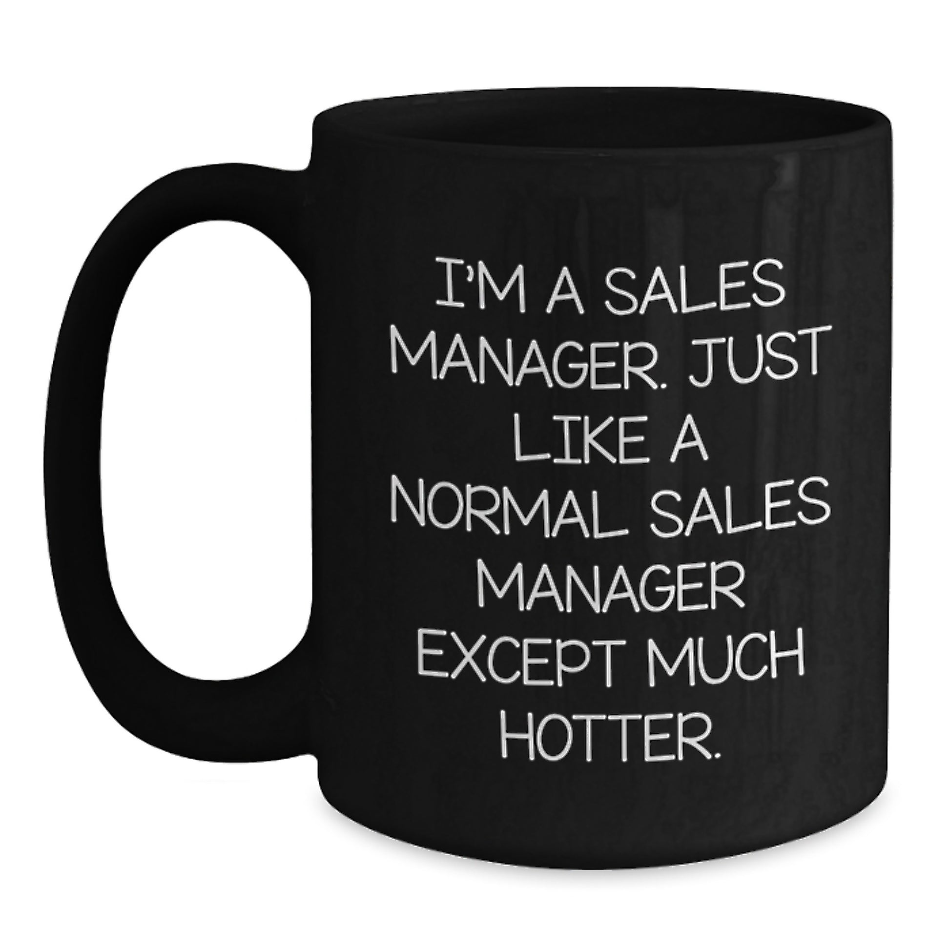 Sales Manager Keepsake Mug for Him Black Coffee Ceramic Birthday Gift - Main