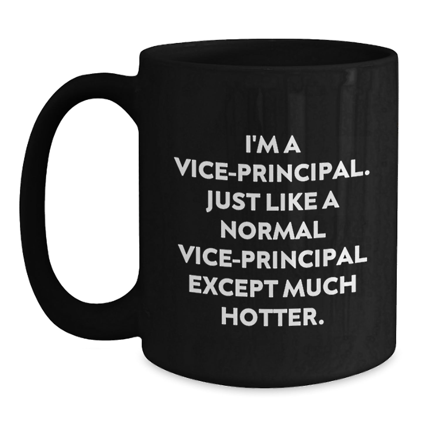 Gifts for Vice-principal from Friends - Funny Vice-principal Black Coffee Mug, Unique Father's Day Unique Gifts for Vice-principal from Family - Main