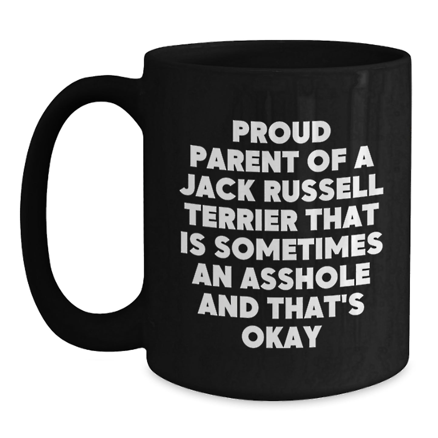 Quirky Jack Russell Mug Novelty Birthday Gift for Friends Fun - Main