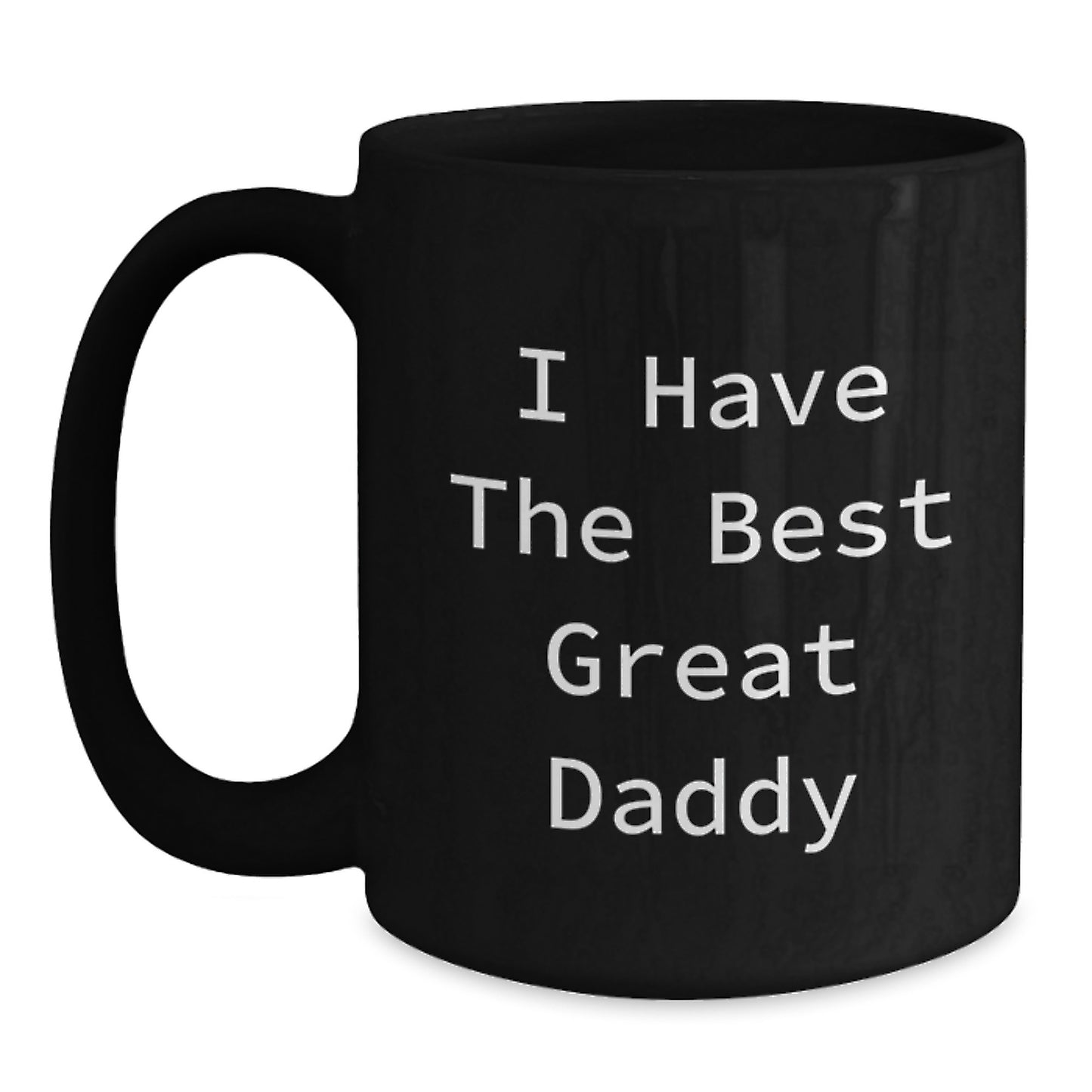 Black Coffee Mug Companion for a Best Friend – Best Great Daddy Gift - Main