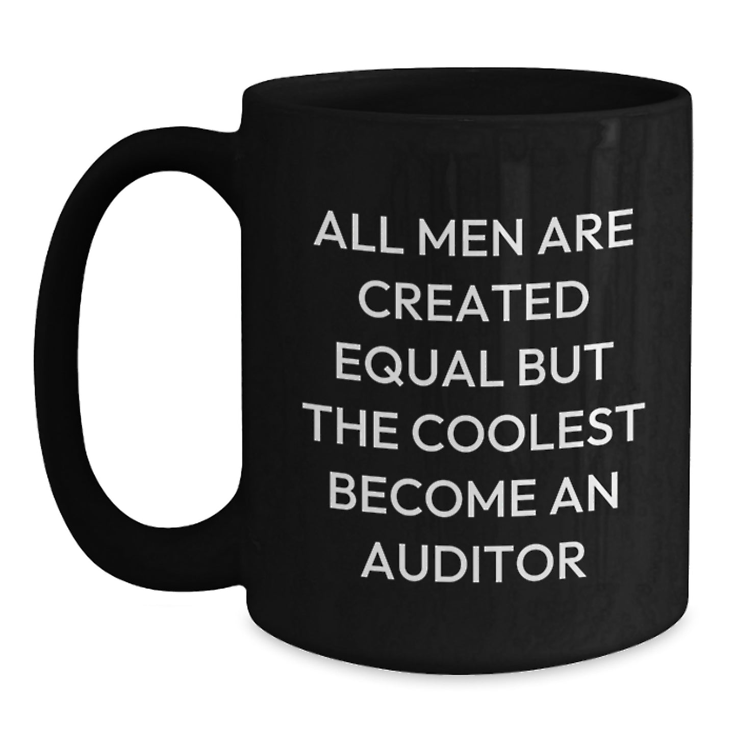 Black Coffee Mug Keepsake for a Best Friend Auditor Birthday Gift - Main